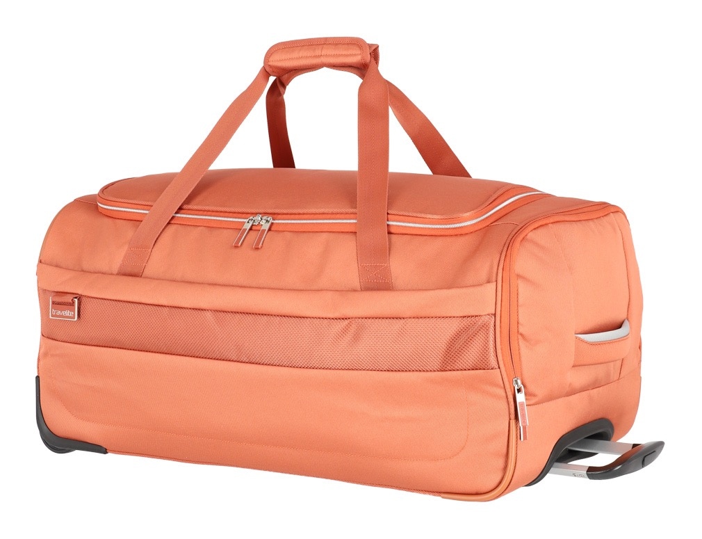 travelite Reisetasche »MIIGO Rollenreisetasche«, Bodengriff, Kantenschutz, Packgurte