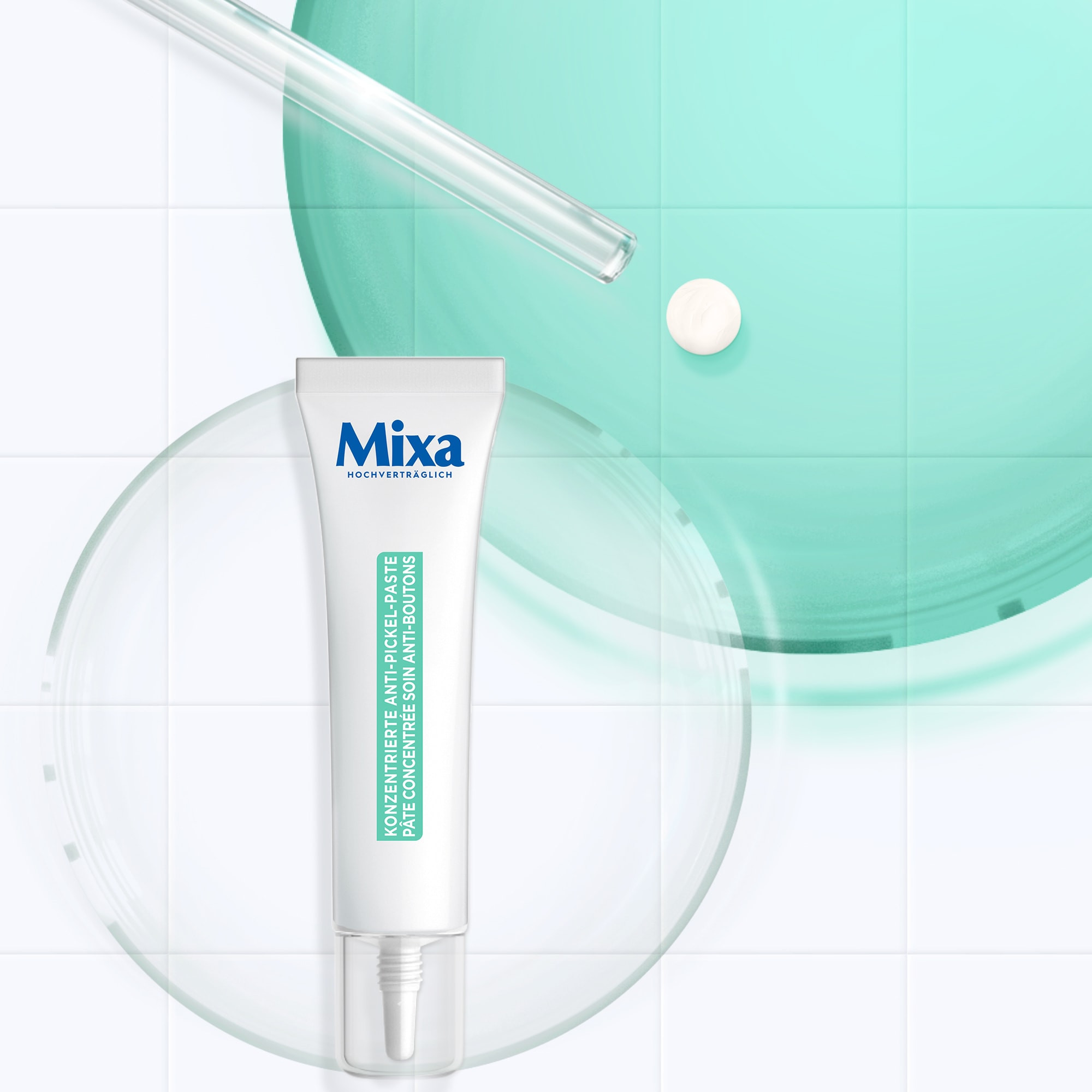 Mixa Gesichts-Reinigungscreme »MIXA KONZENTRIERTE ANTI-PICKEL PASTE« mit Niacinamid
