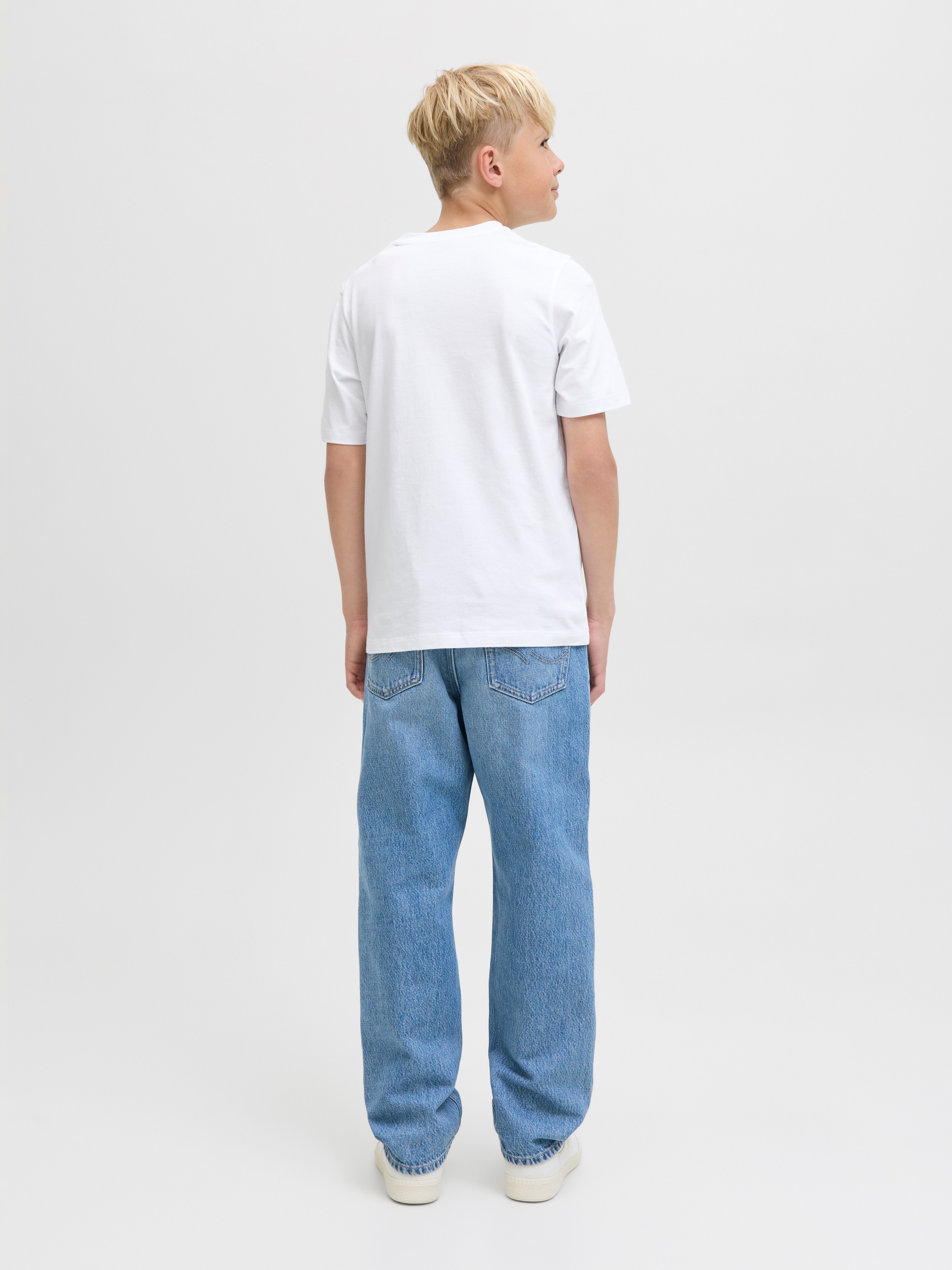 Jack & Jones Junior T-Shirt »JJELOGO TEE SS ONECK 2 COL AW25 NOOS JNR«