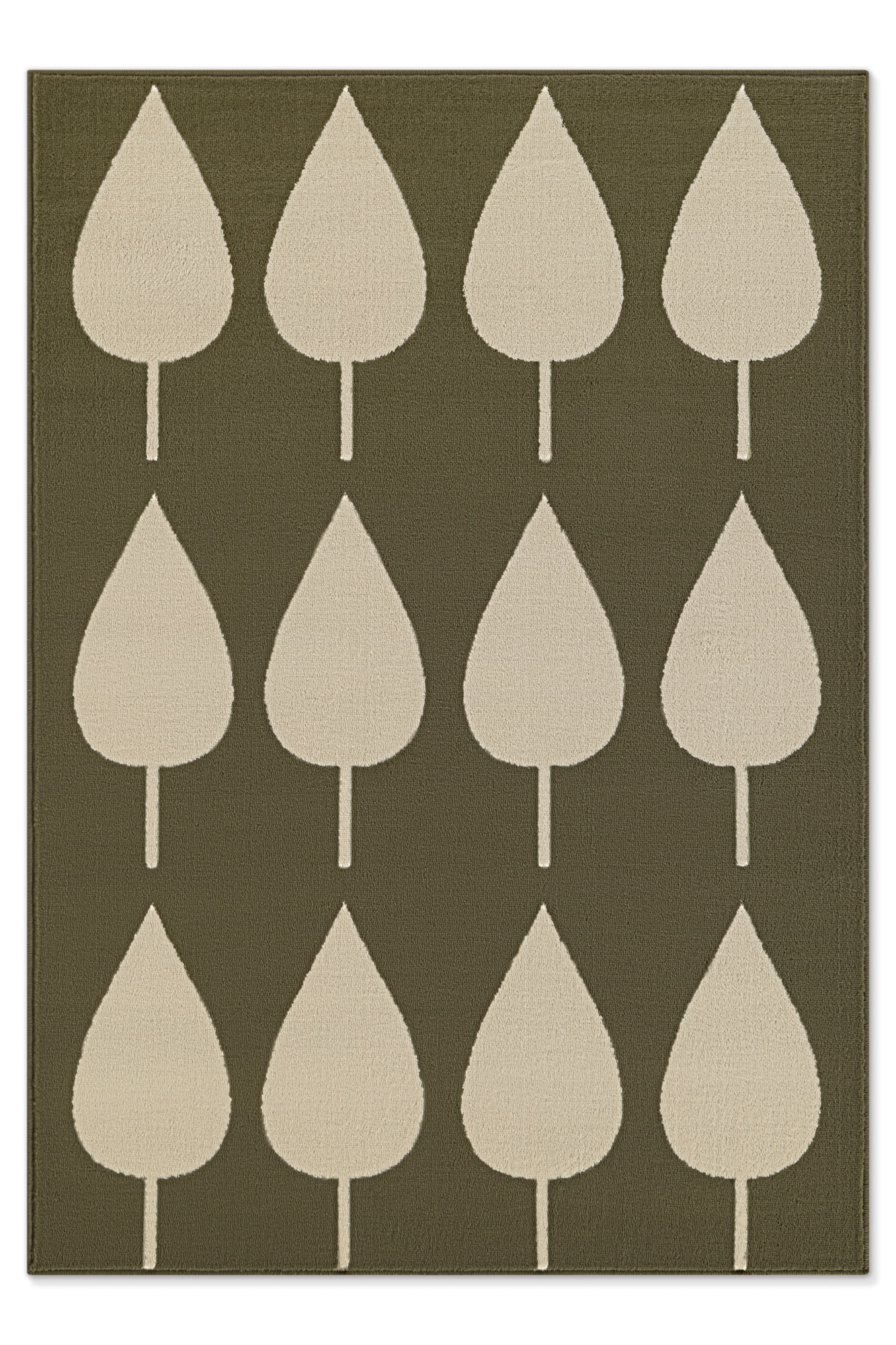 HANSE Home Kinderteppich »Lovely Leaves«, rechteckig, 8 mm Höhe, Spielteppich, fest, Kinderzimmer, Kurzflor, Spielunterlage