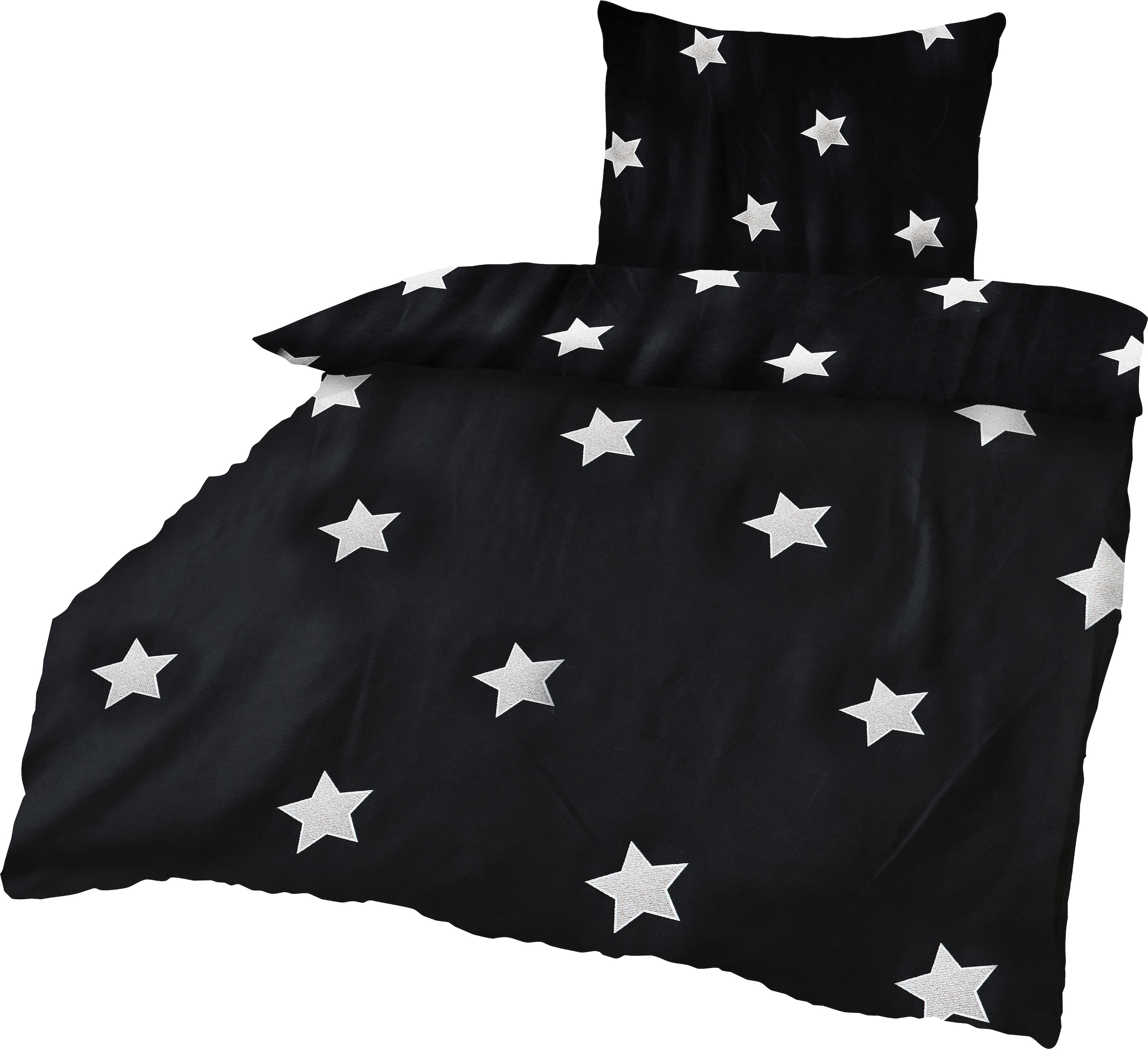 Gold-Line Bettwäsche »Metallic Sterne«, hochwertiger Metallicdruck günstig online kaufen