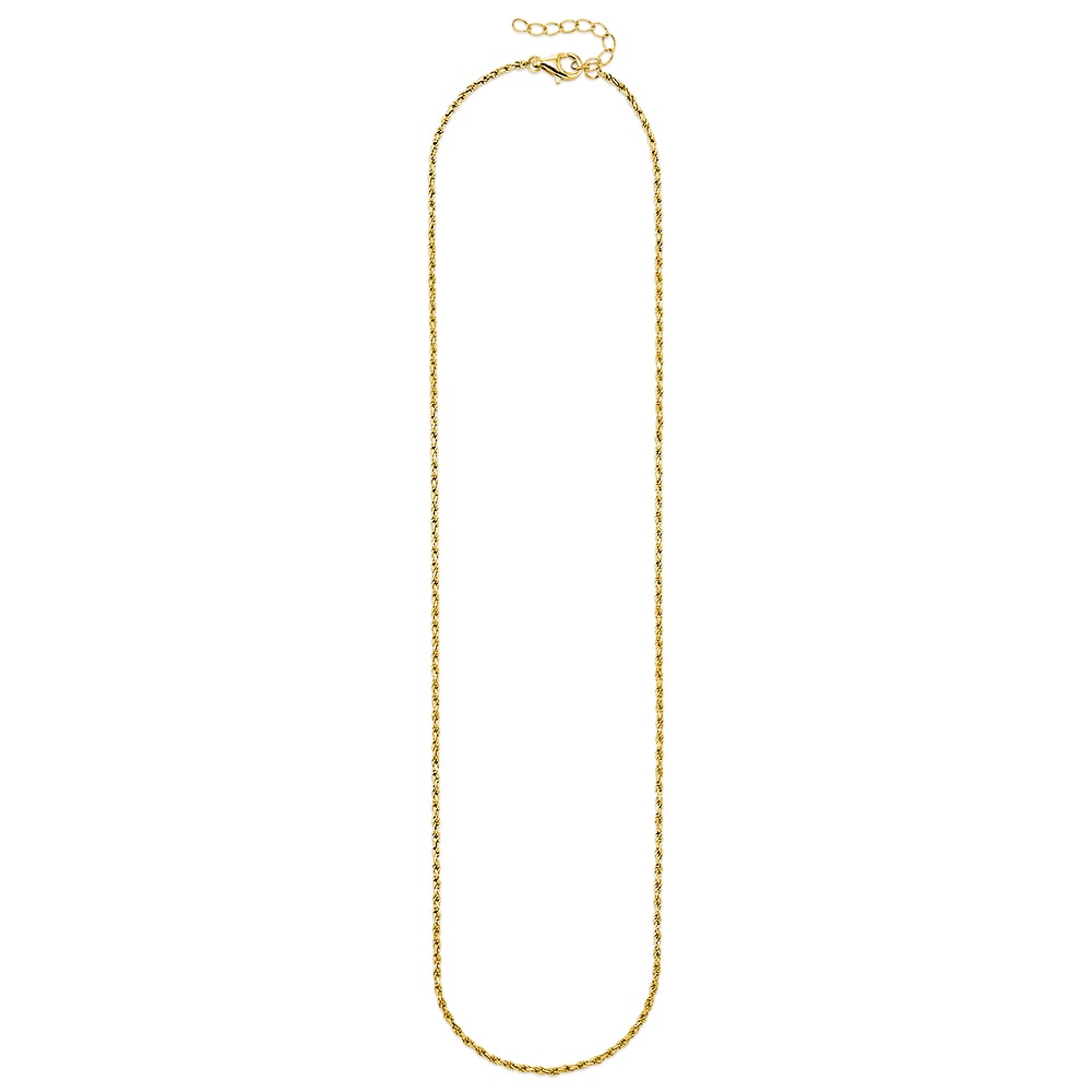 Aniston JEWELRY & WATCHES Collierkettchen »Schmuck Geschenk Silberkette gelbgoldfarben vergoldet«