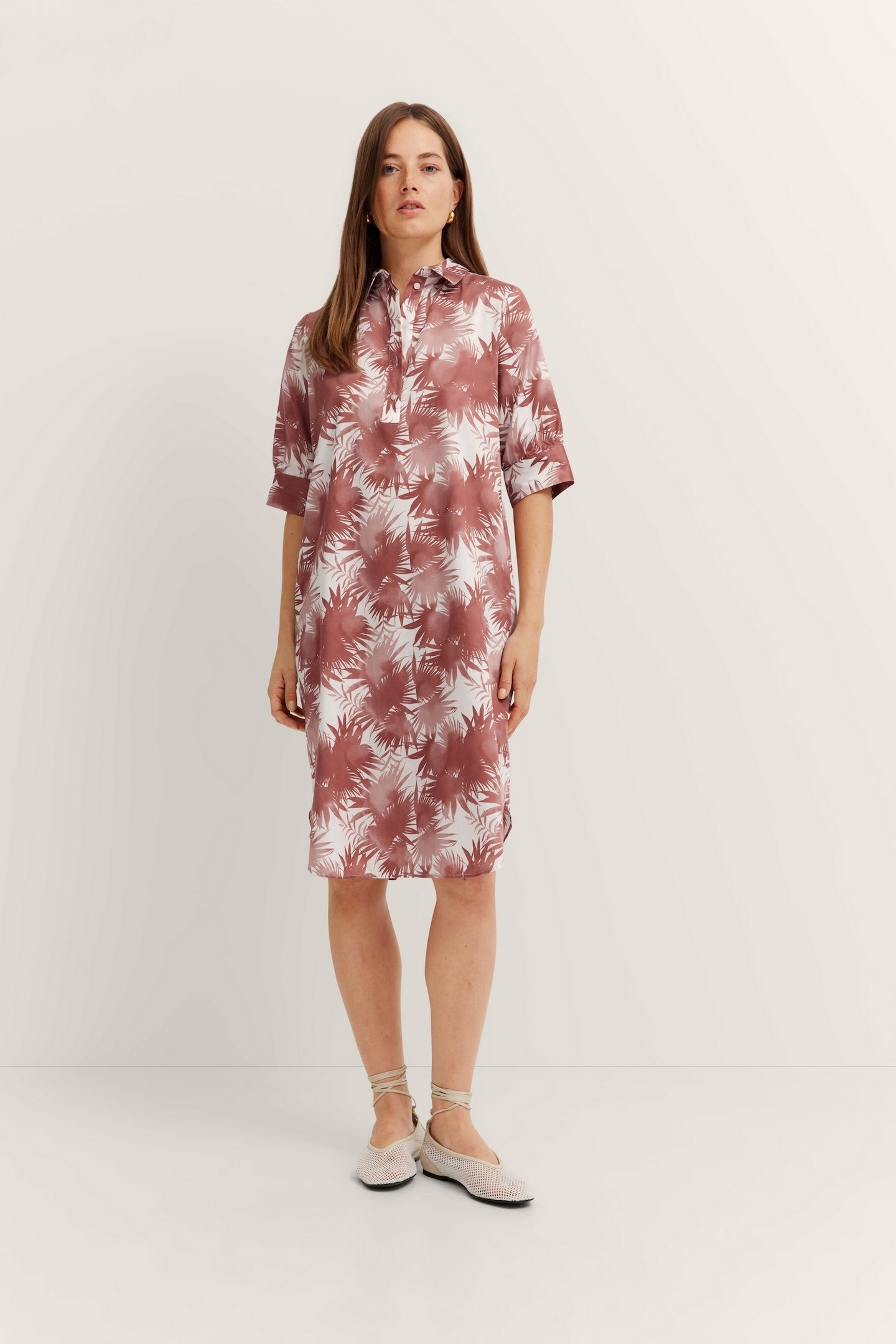 bugatti Hemdblusenkleid, mit halber Knopfleiste