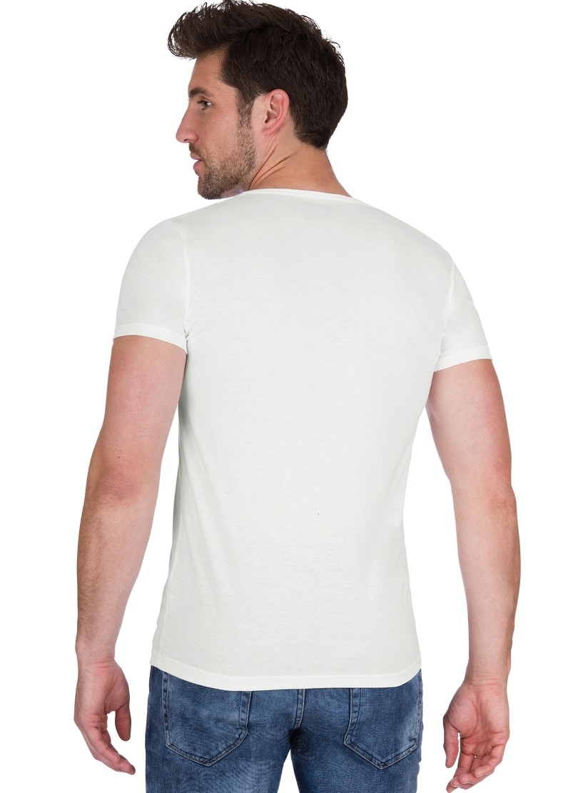 Trigema T-Shirt »TRIGEMA V-Shirt Slim Fit«, (1 tlg.)