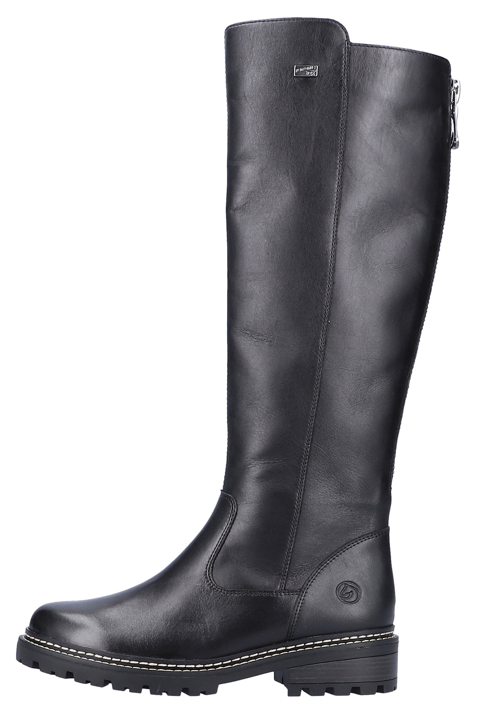 Remonte Stiefel, Blockabsatz, Businesschuh, Langschaftstiefel Innenreißverschluss