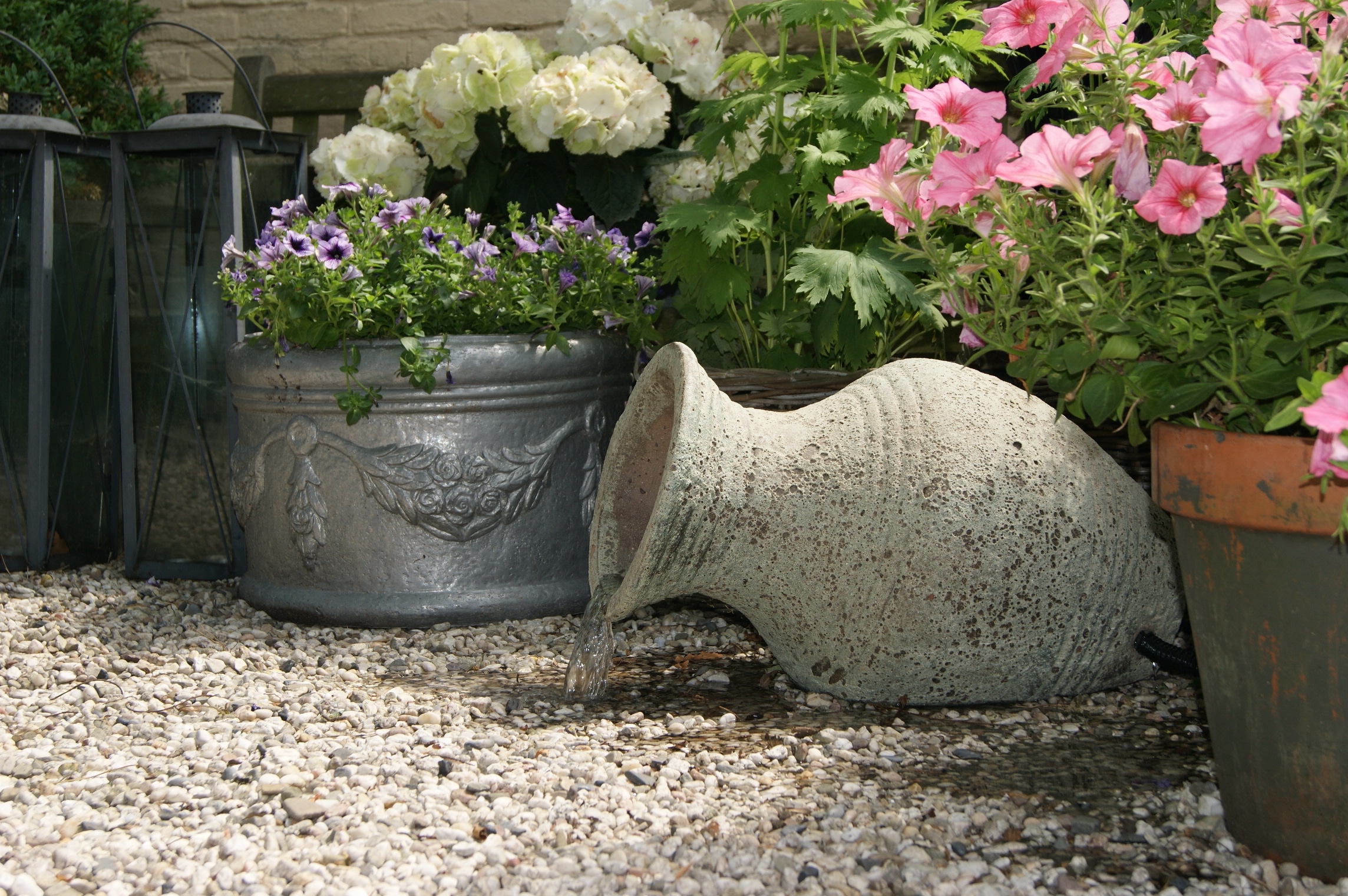 Ubbink Gartenbrunnen »Larissa«, (Komplett-Set), Antik-Look