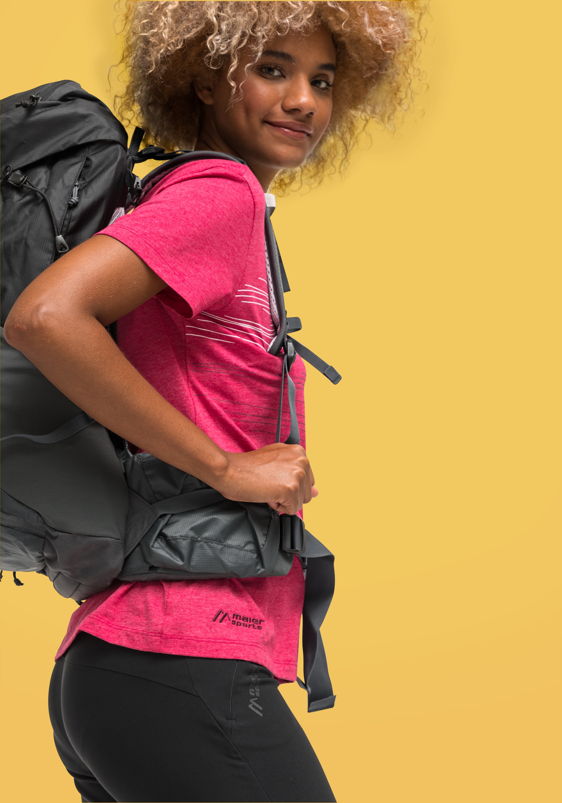 Maier Sports Caprihose »Ophit Capri 2.0«  Bequeme Outdoortights in Capri-Länge