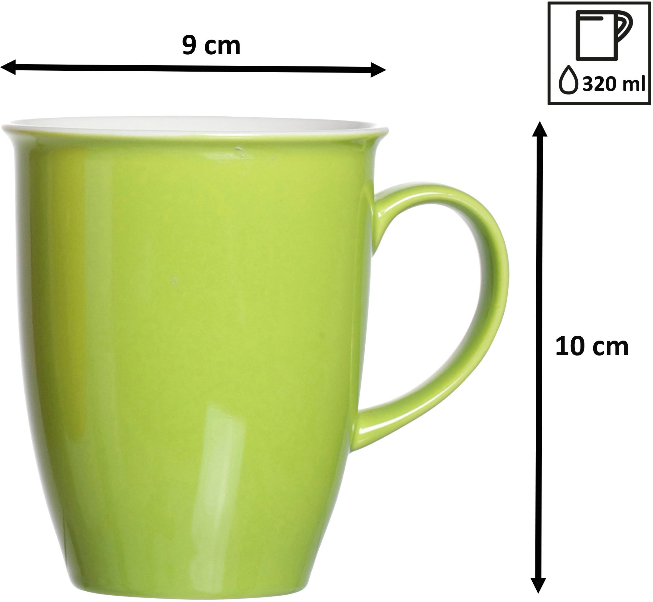 Ritzenhoff & Breker Becher »Doppio«, (Set, 4 tlg.), 4-teilig