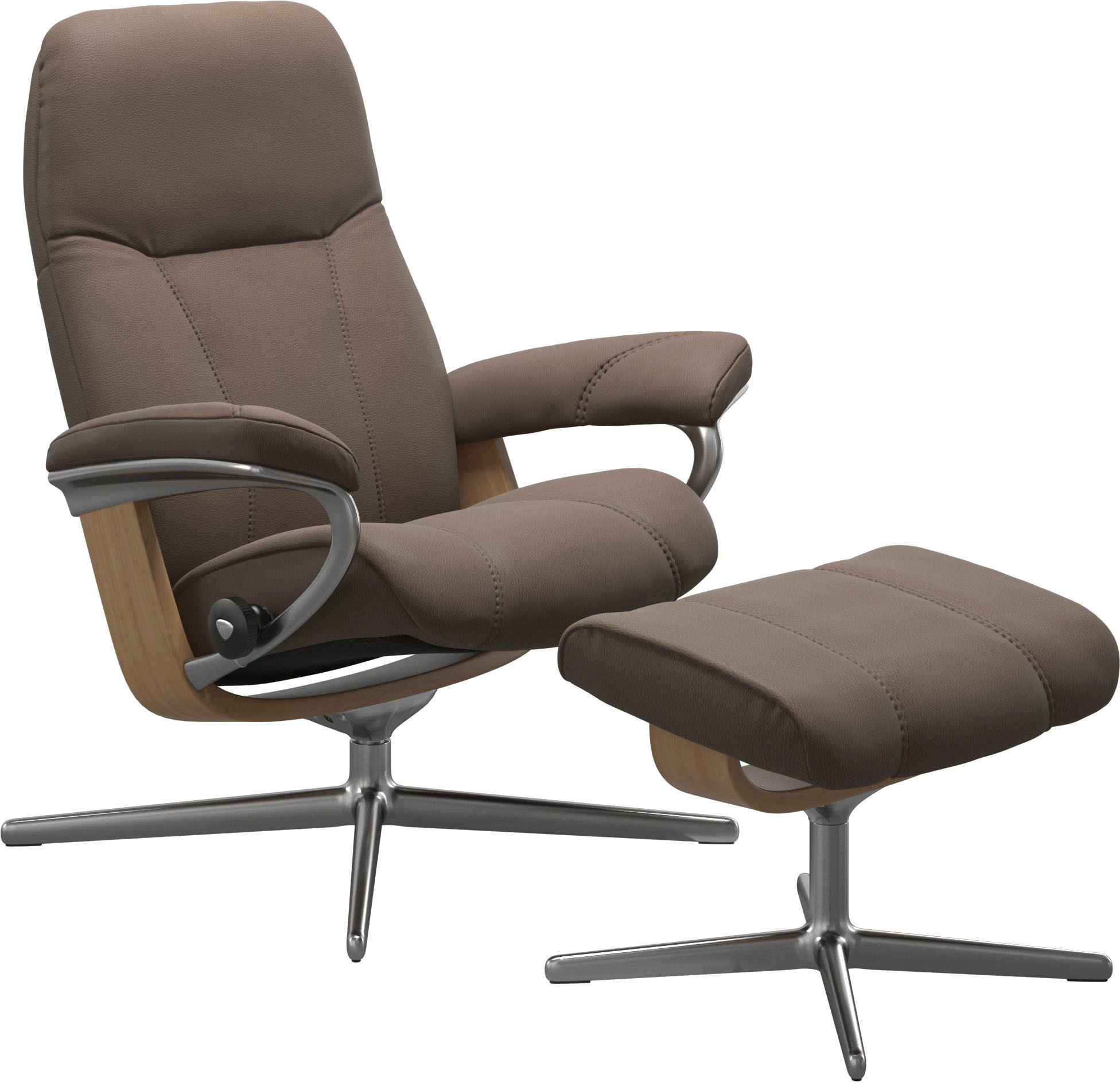 Stressless® Relaxsessel »Consul« Set, Relaxsessel mit Hocker, mit Hocker, m günstig online kaufen