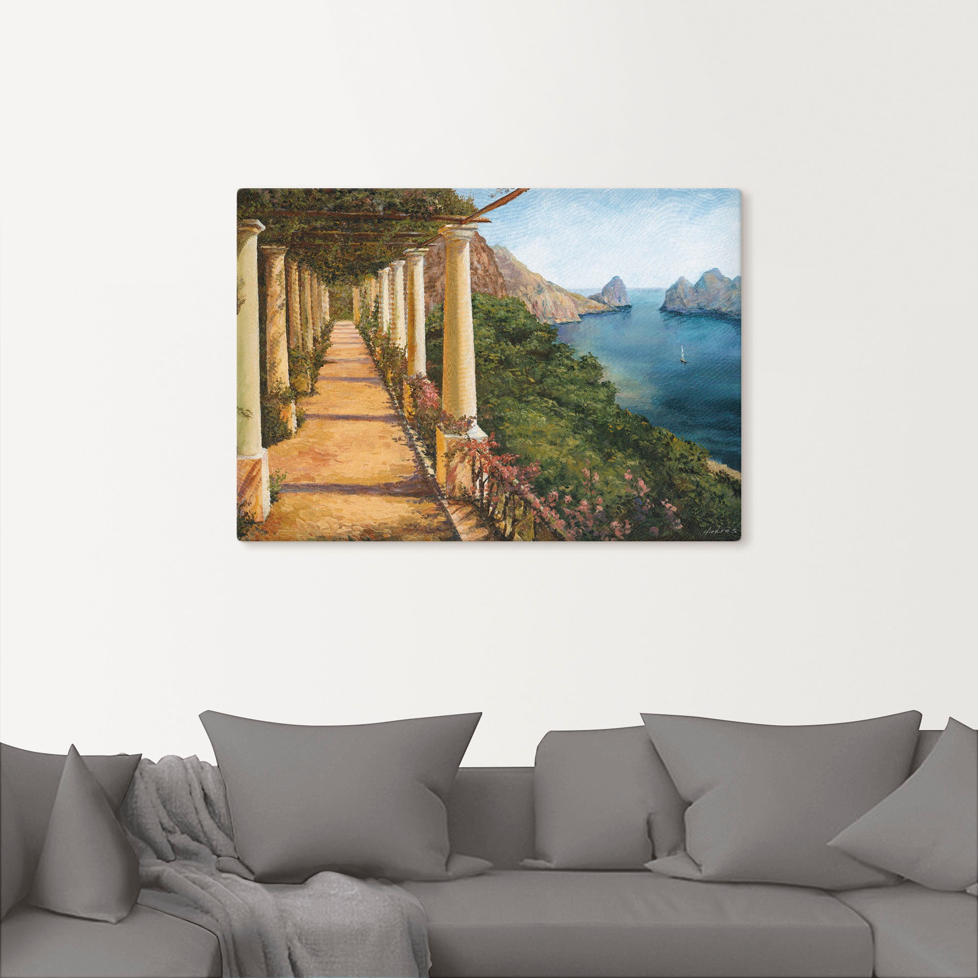 Artland Wandbild »Arkaden«, Architektonische Elemente, (1 St.), als Leinwandbild in verschied. Größen