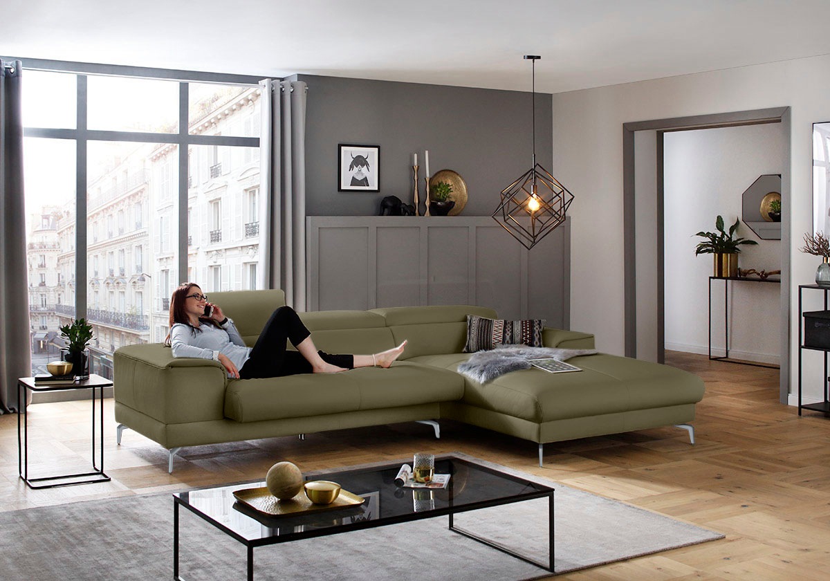 W.SCHILLIG Ecksofa »piedroo, Designsofa mit tollem Sitzkomfort, bequem und günstig online kaufen