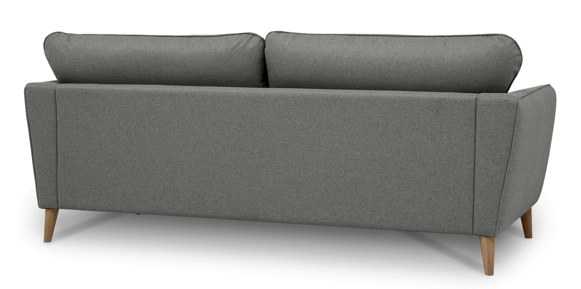 Home affaire 3-Sitzer »MARSEILLE 3er Sofa 206 cm, Cord, Flachgewebe, Struktur, Webstoff«, Massivholzbeine Eiche, Landhausstil, Wellenunterfederung