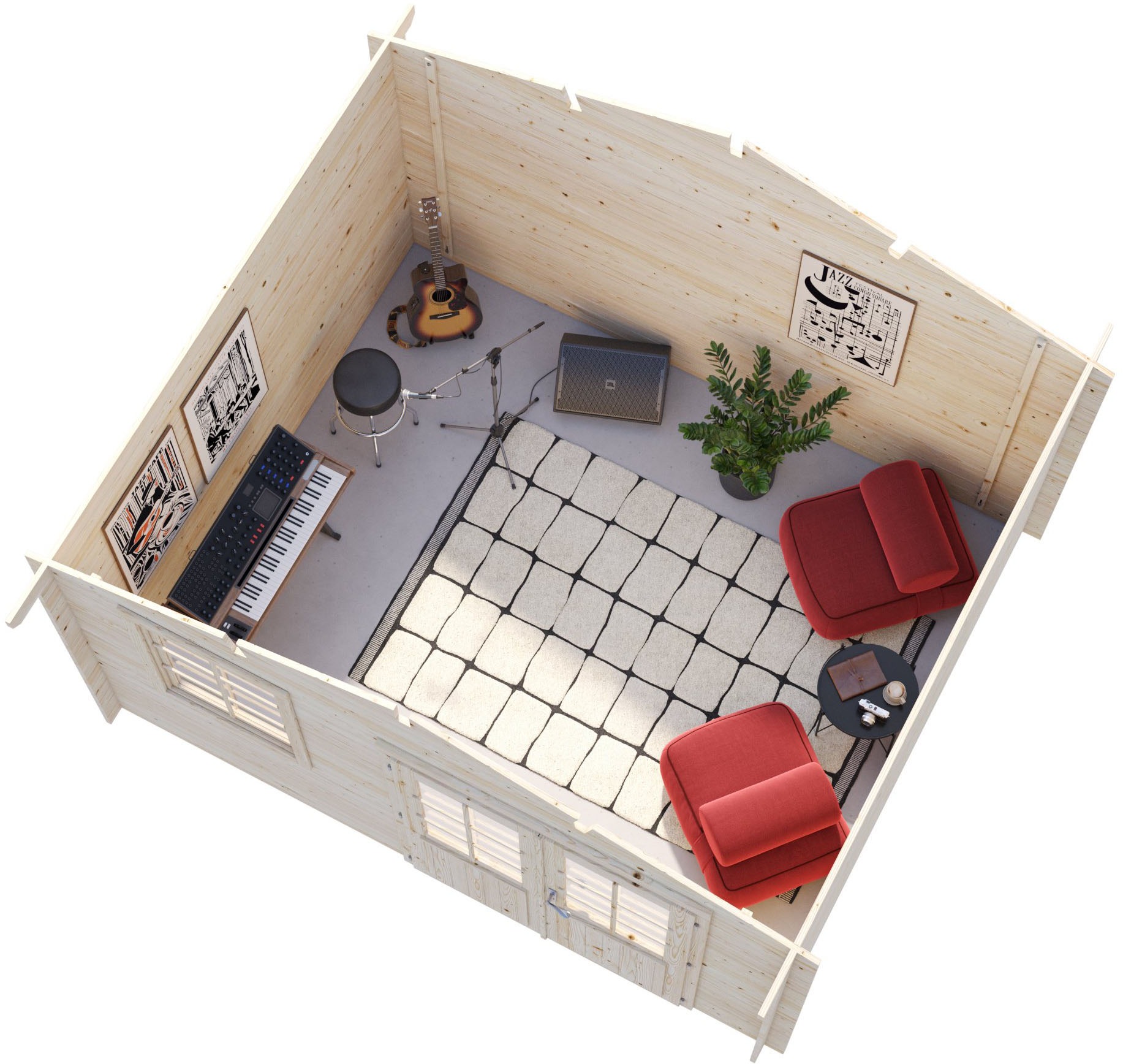 Palmako Gartenhaus »Klara« verschiedene Farben