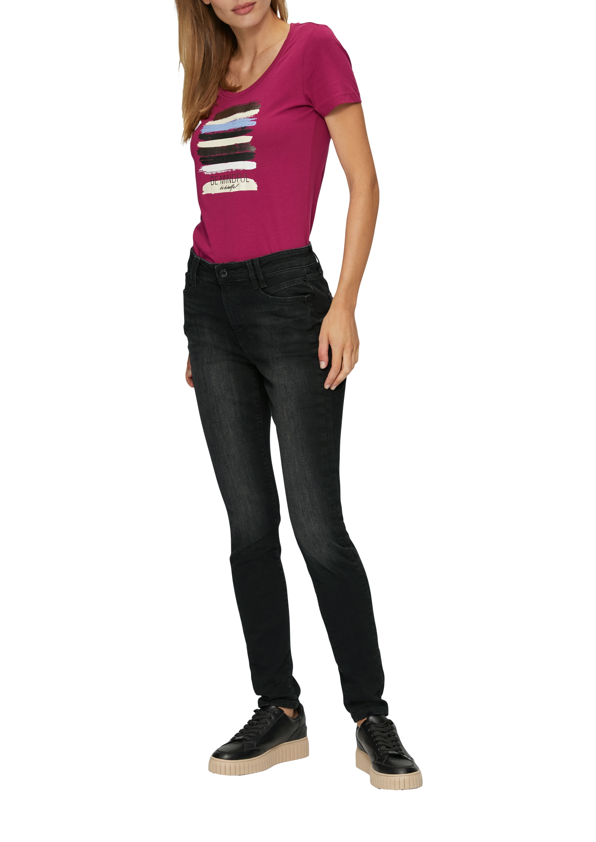 s.Oliver Skinny-fit-Jeans »Izabell«, skinny, mit starker Waschung