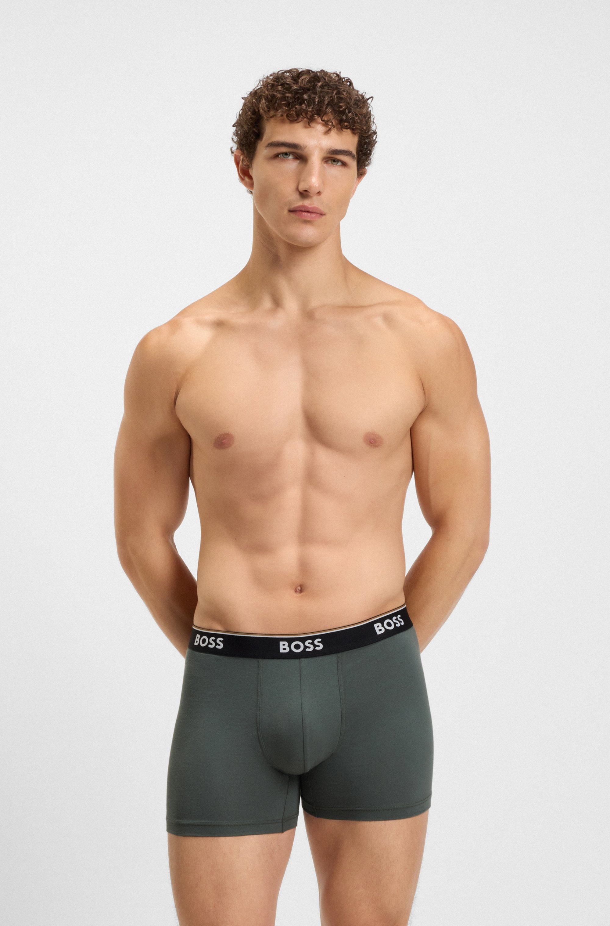 BOSS Boxershorts »BoxerBr 3P Power«, (3 St.)