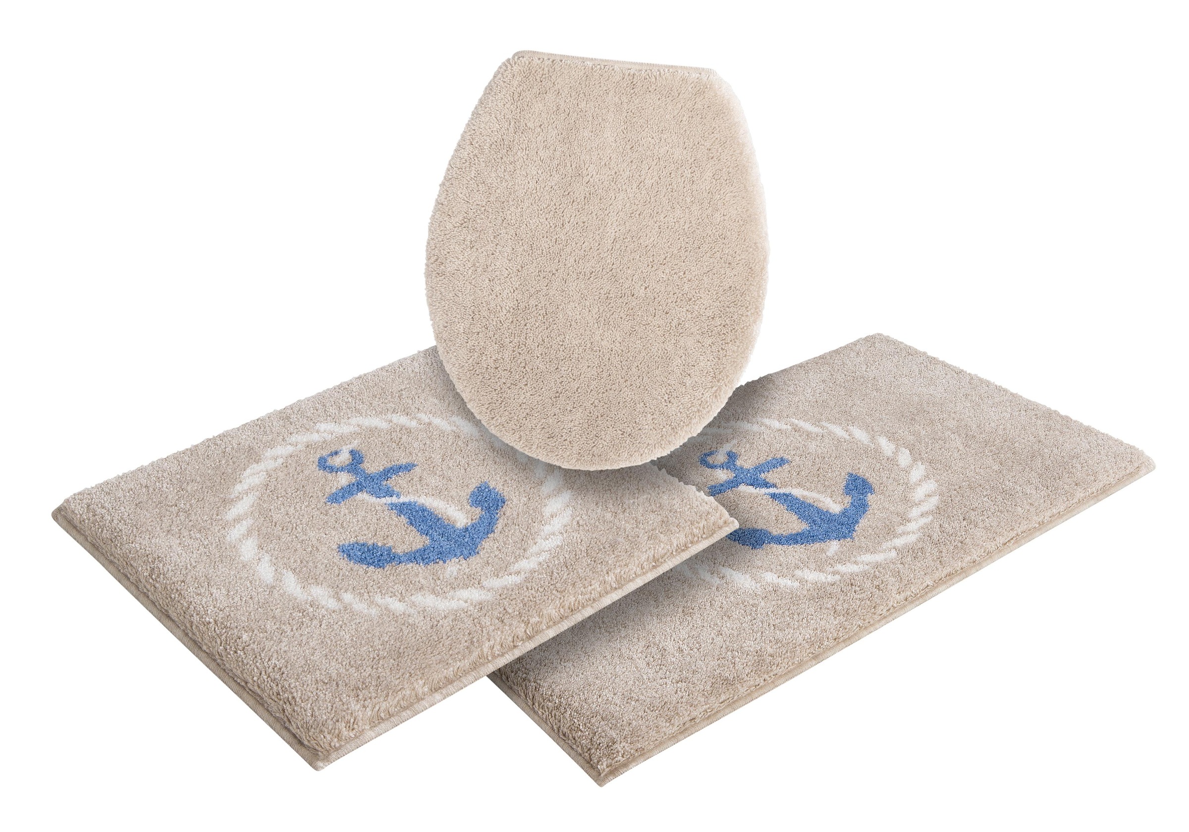 Grund Badematte »Port Louis« Höhe 20 mm rutschhemmend beschichtet fußbodenh günstig online kaufen