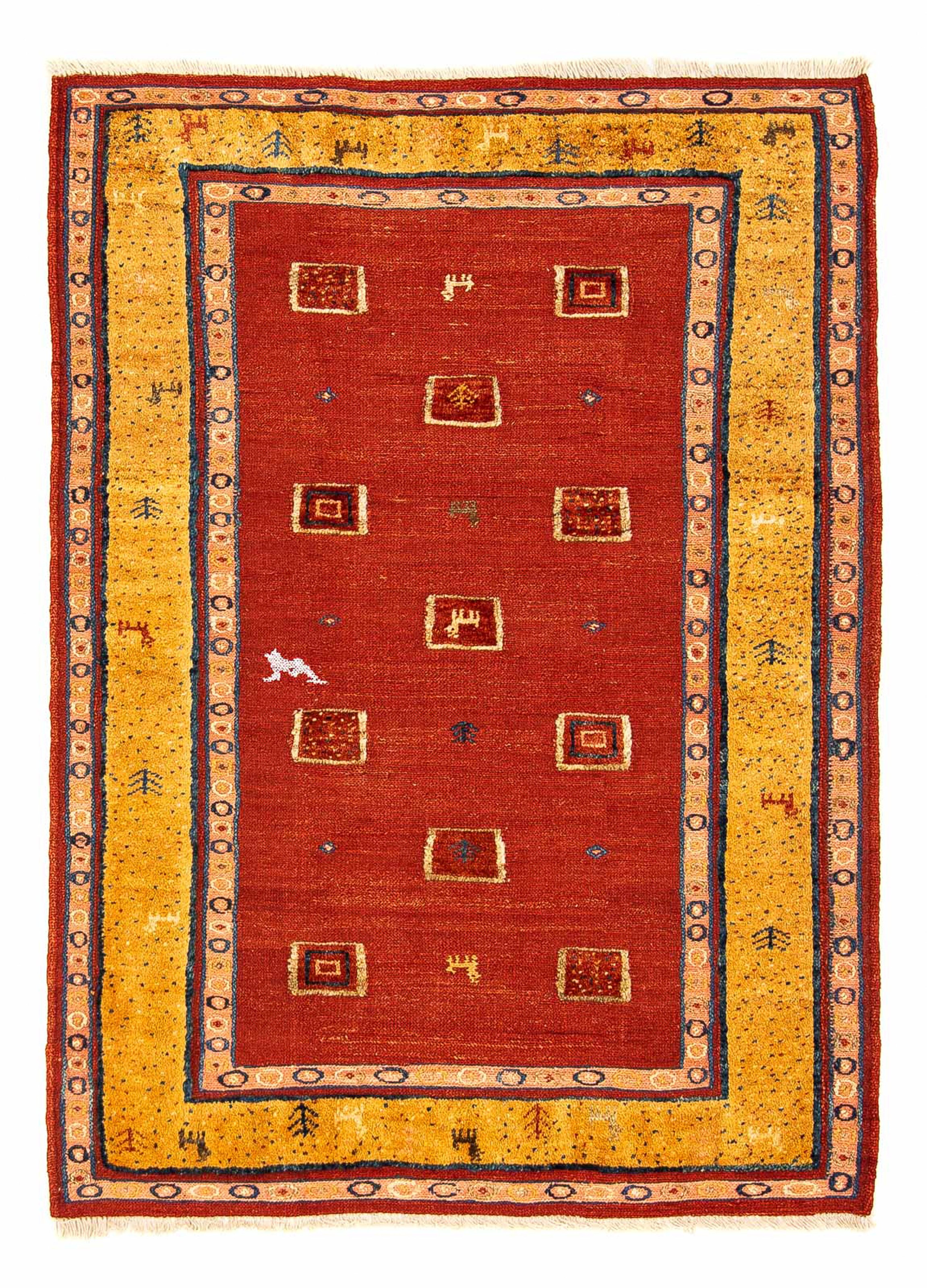 morgenland Wollteppich »Kelim - Oriental - 144 x 100 cm - dunkelrot«, recht günstig online kaufen