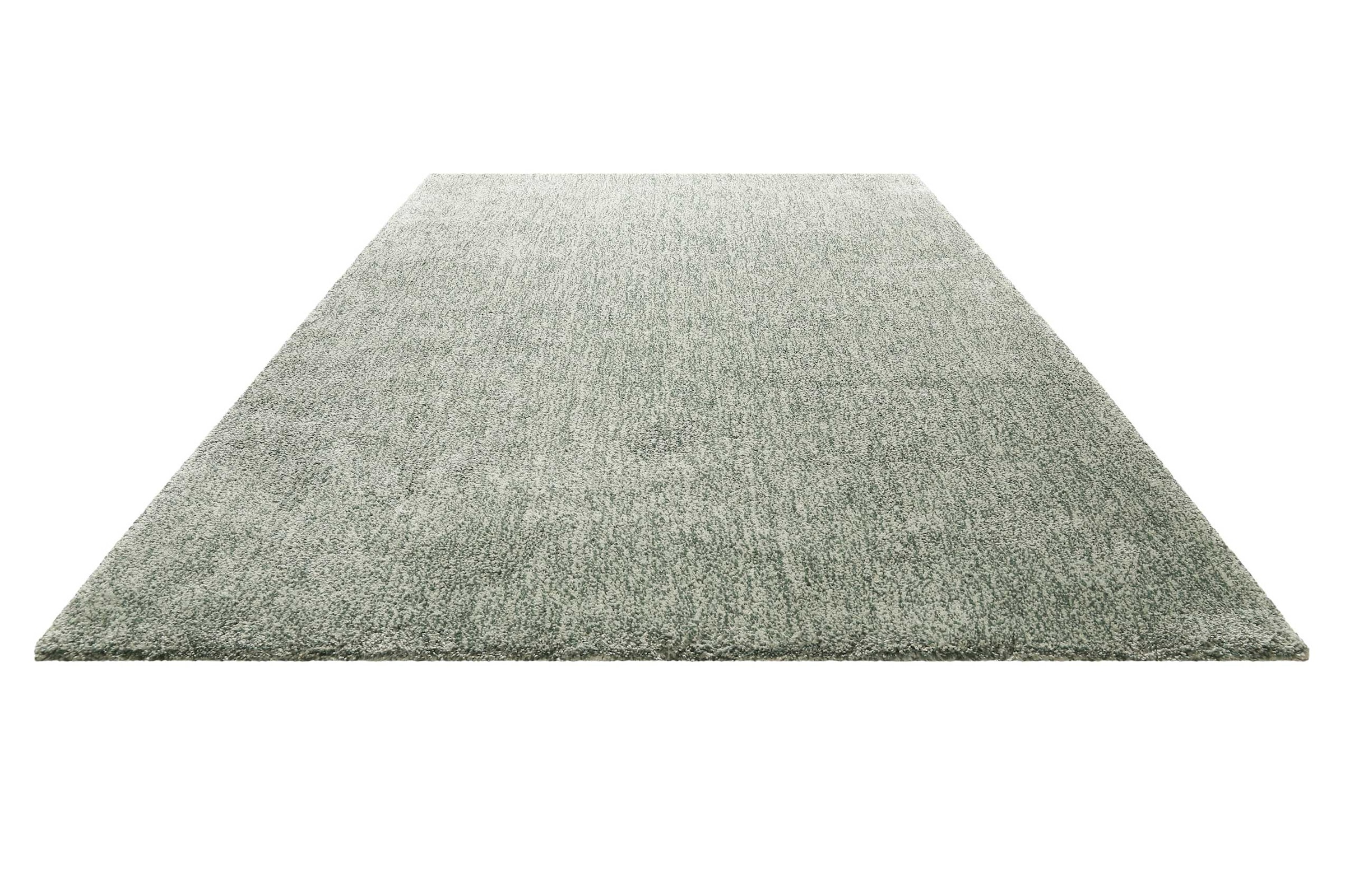 Homie Living Teppich »Pisa«, rund, 25 mm Höhe, Hochflor, Microfaser, uni, weich, Shaggy, Wohnzimmer, Schlafzimmer