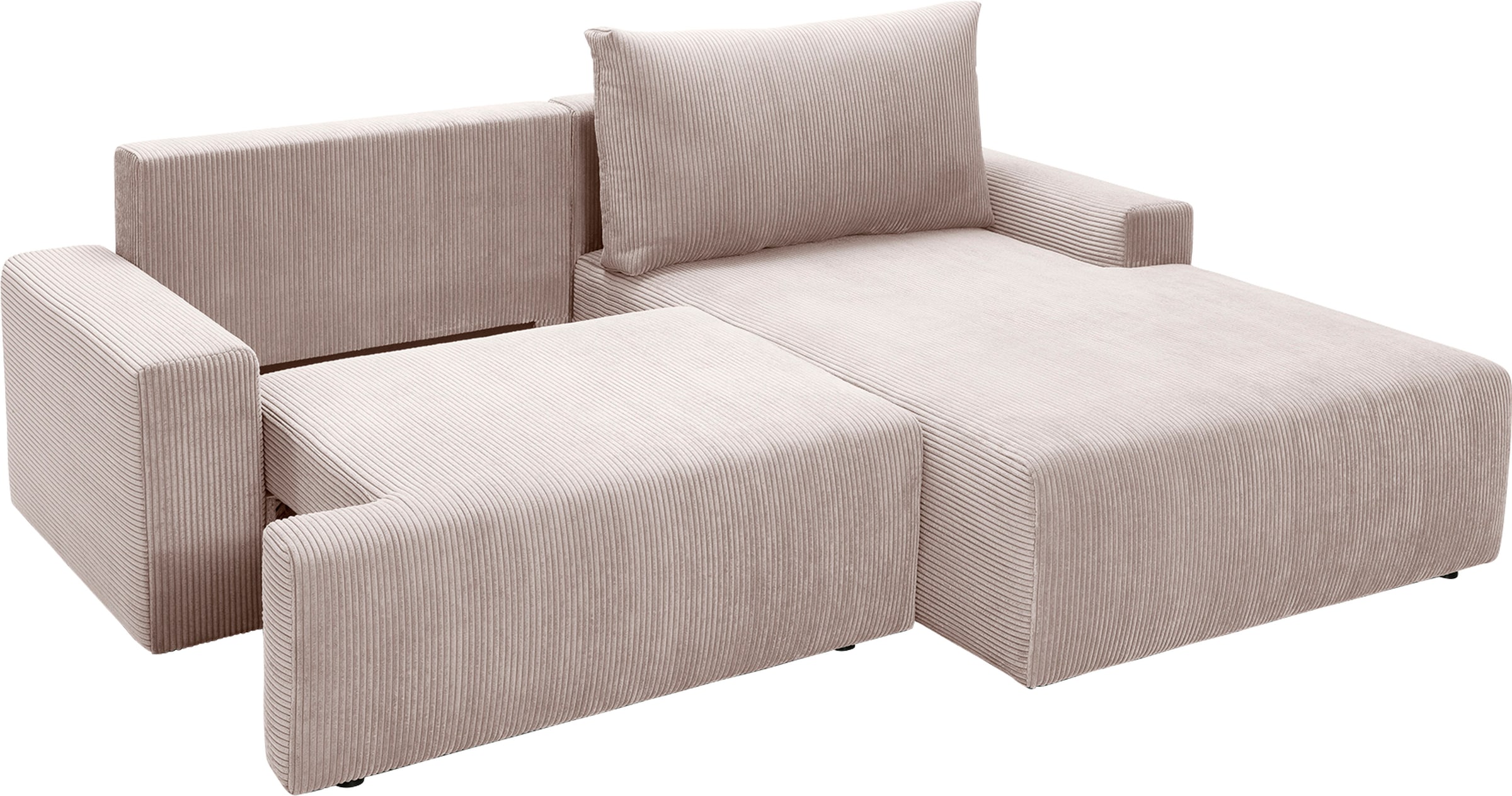 exxpo - sofa fashion Ecksofa Cord-Farben Bettfunktion verschiedenen Bettkasten in »Orinoko«, und bestellen inklusive online