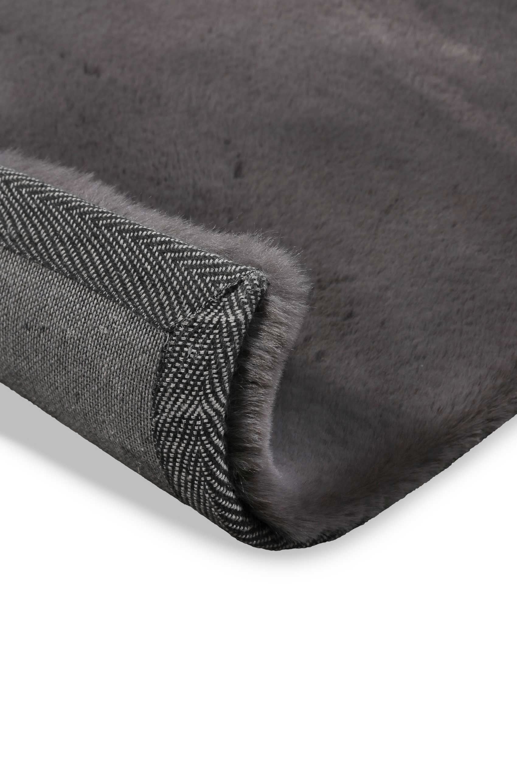 Wecon home Basics Teppich »Anna« quadratisch 25 mm Höhe Hochflorteppich, getuftet, modern, einfarbig, flauschig, Wohnzimmer