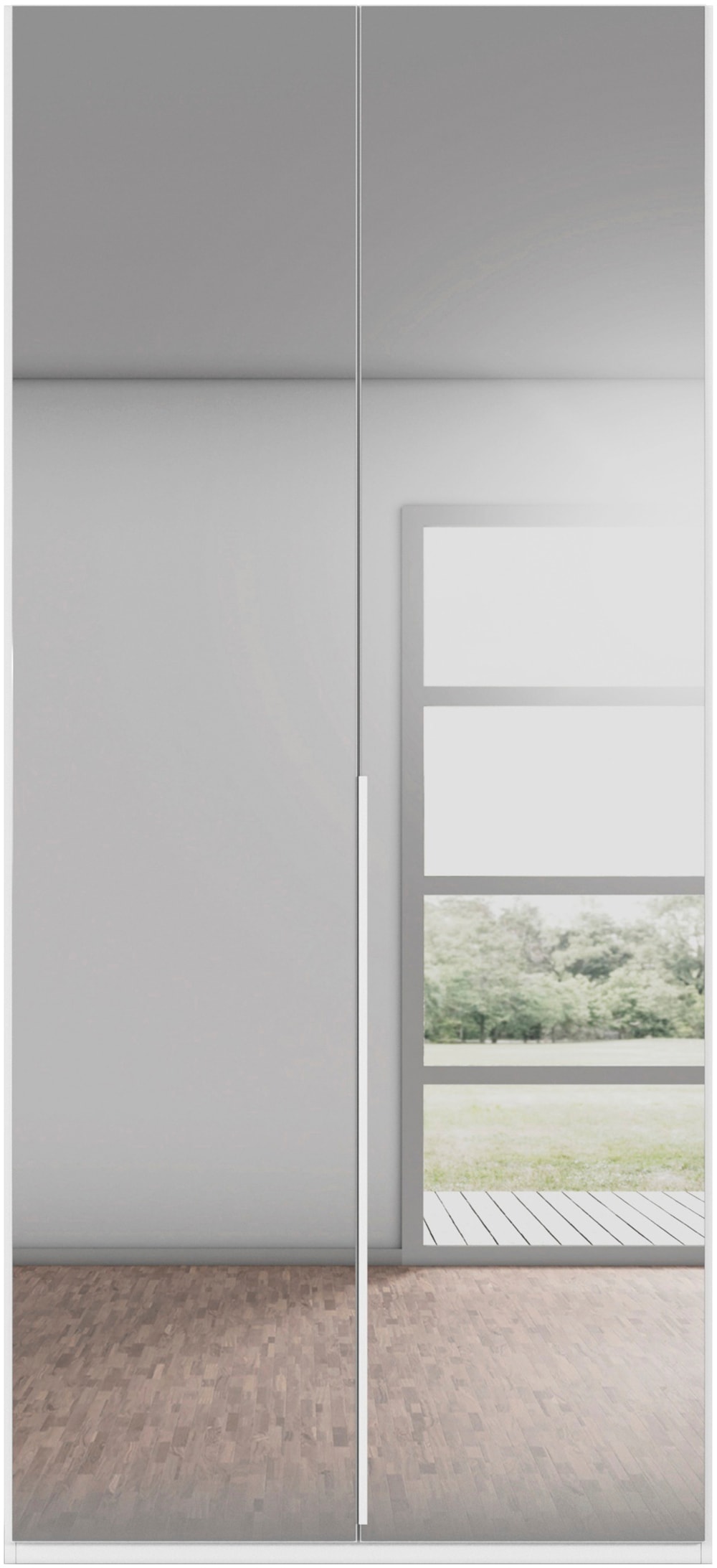 LeGer Home by Lena Gercke Kleiderschrank »Schrank Garderobe Ankleide Schlafzimmer Flur SERINA Eyecatcher«, (in 3 verschiedenen Ausstattungen BASIC/CLASSIC/PREMIUM), in 6 Breiten (101 - 401 cm) mit Front Glas oder Dekor MADE IN GERMANY