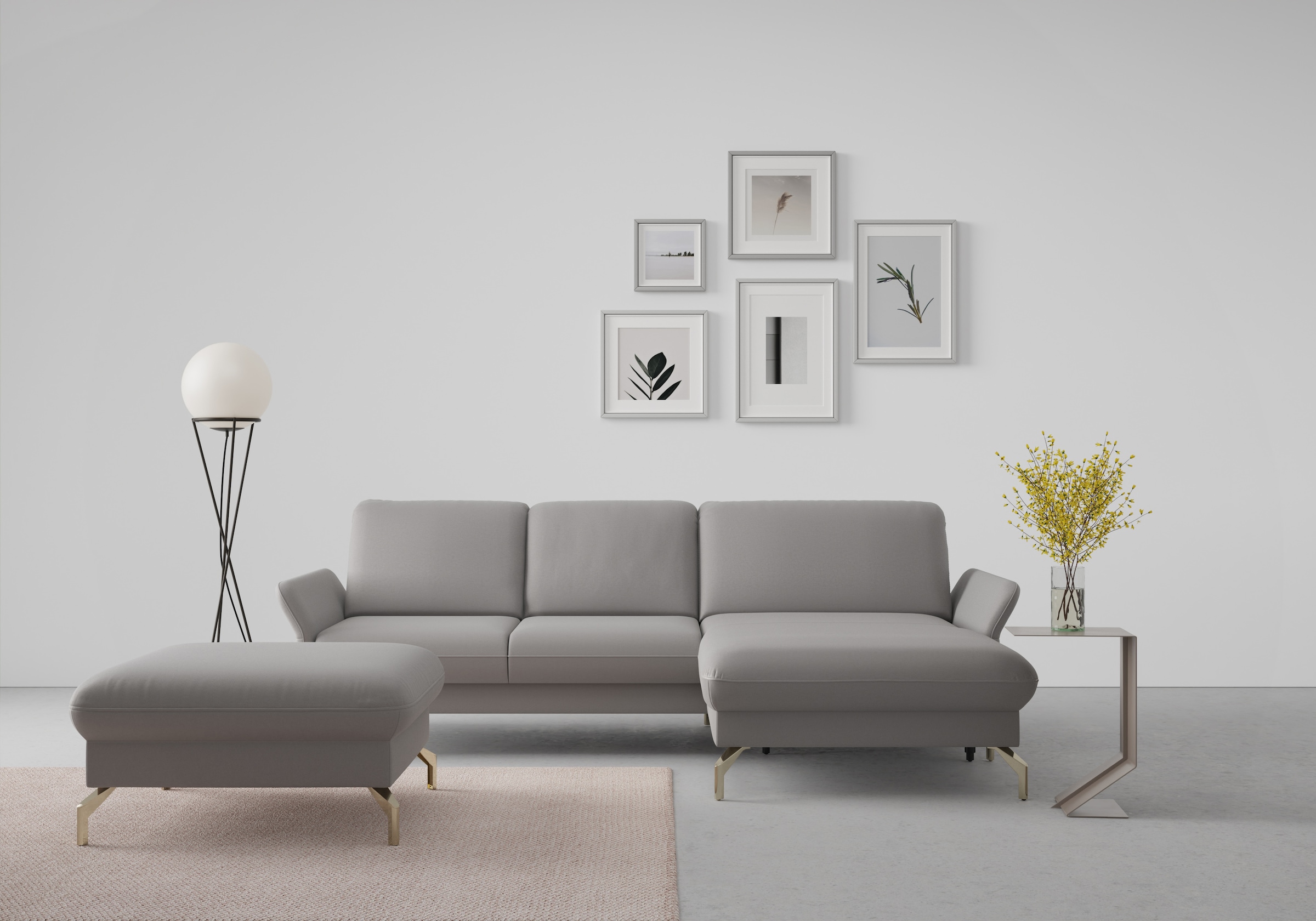sit&more Ecksofa »Fashion L-Form«, wahlweise mit Kopfteilverstellung, Vorzi günstig online kaufen
