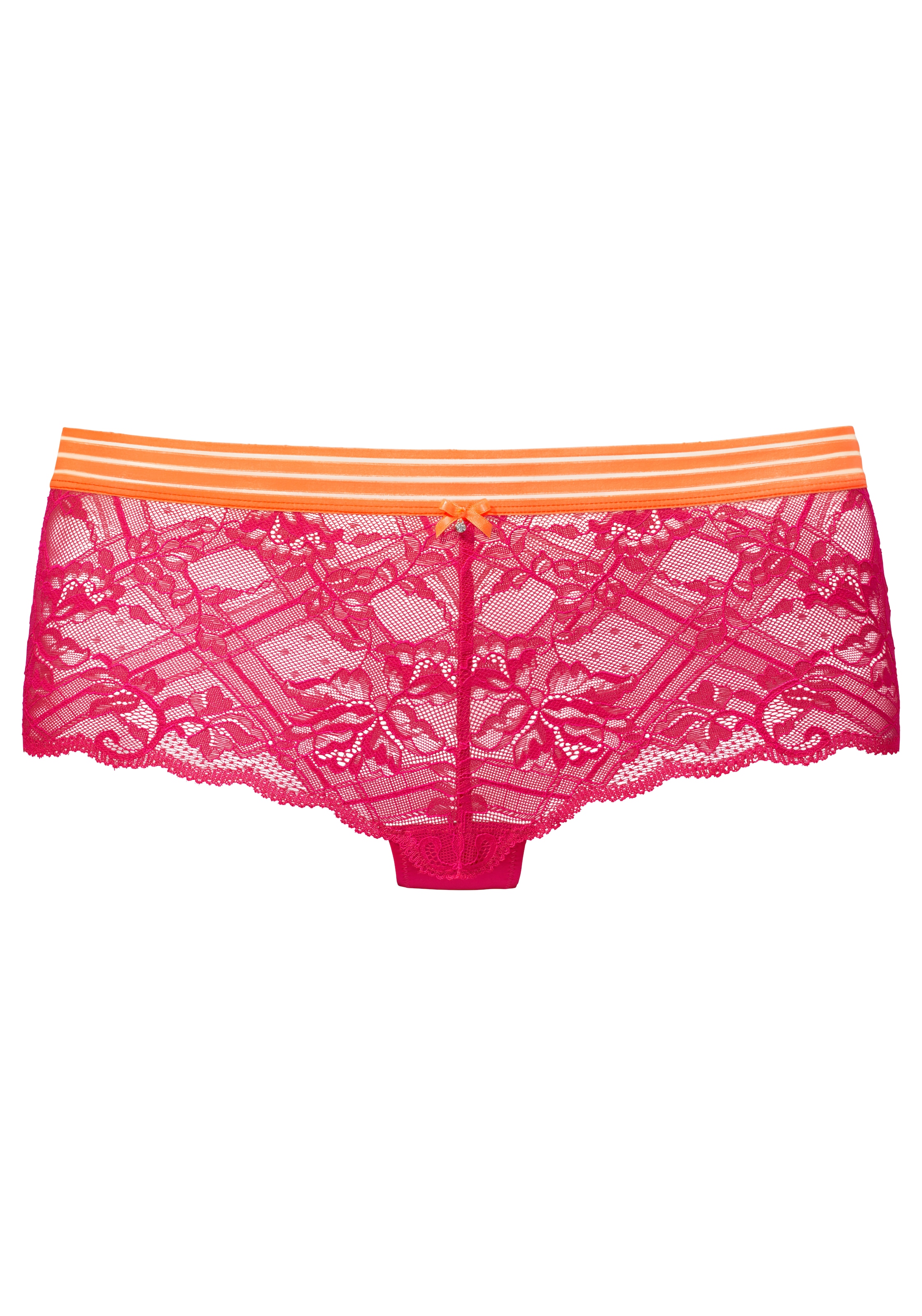 Vivance Panty aus elastischer Spitze mit modischen Kontrastfarben