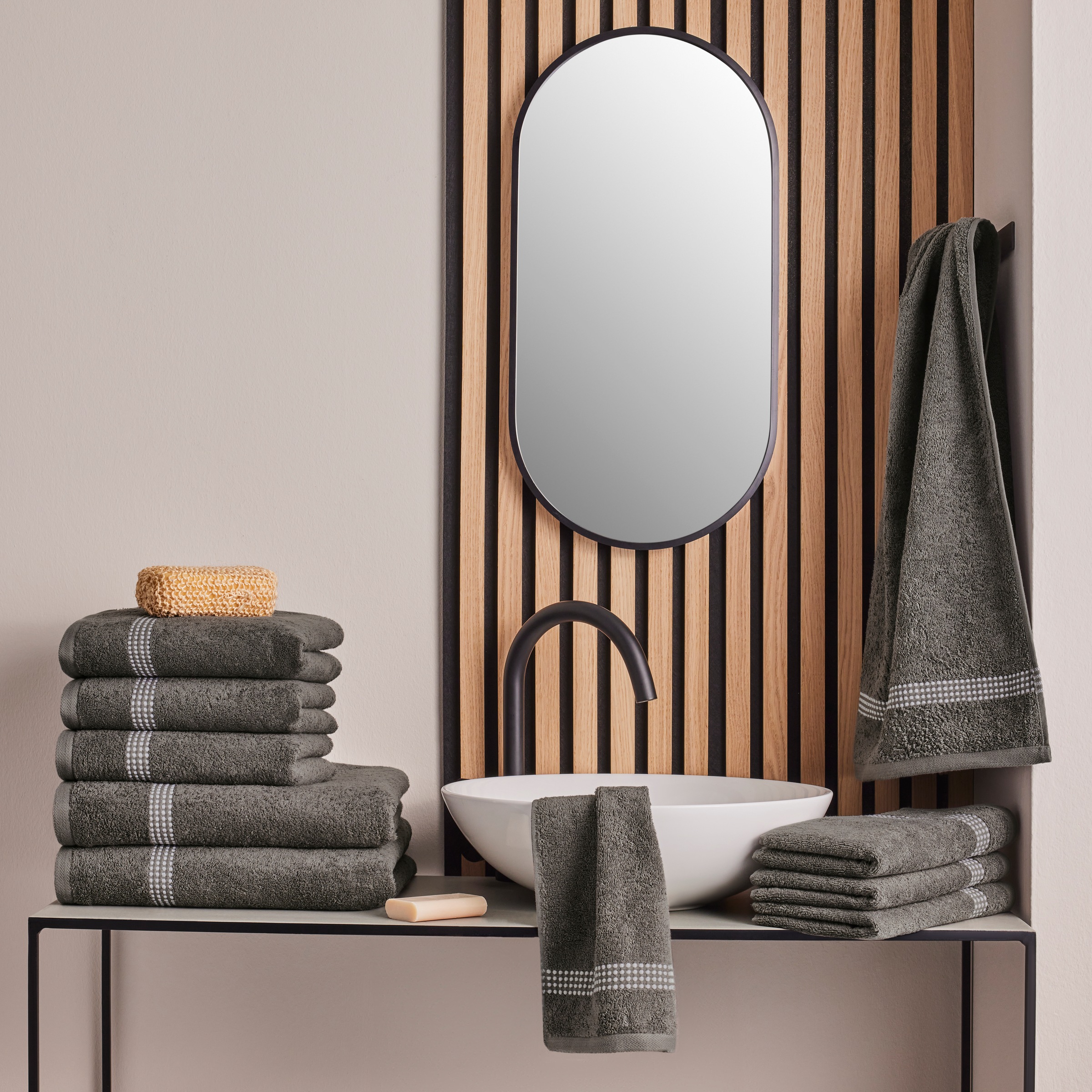 my home Handtuch Set »Kapra, Premium Handtücher, 500 gr/m²«, Set, 10 tlg., günstig online kaufen