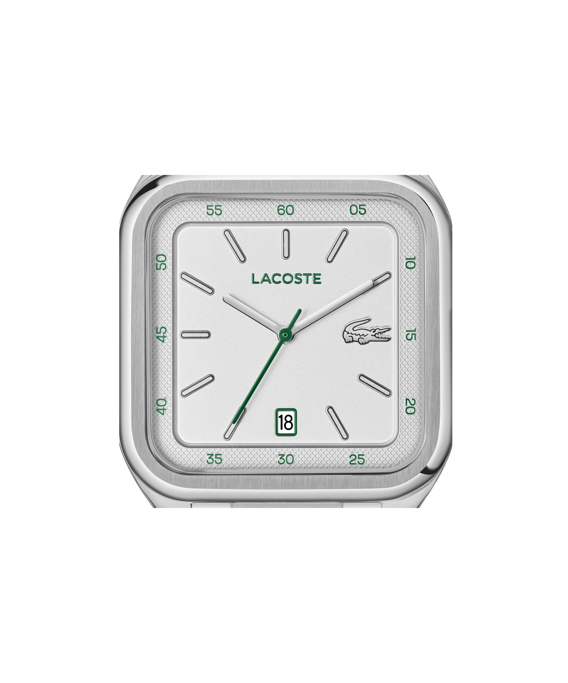 Lacoste Quarzuhr »LACOSTE.12.12 UP« Armbanduhr, Herrenuhr, Edelstahlarmband, analog
