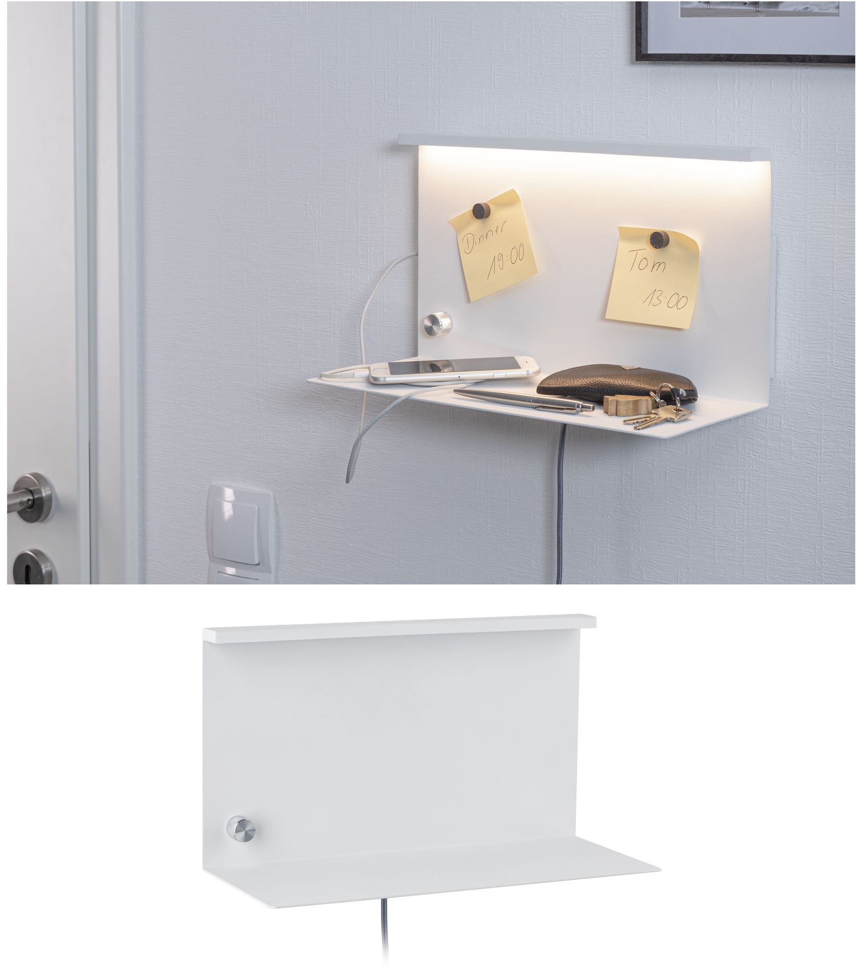 Paulmann LED Wandleuchte »Jarina«, 1 flammig, Leuchtmittel LED-Modul   LED günstig online kaufen