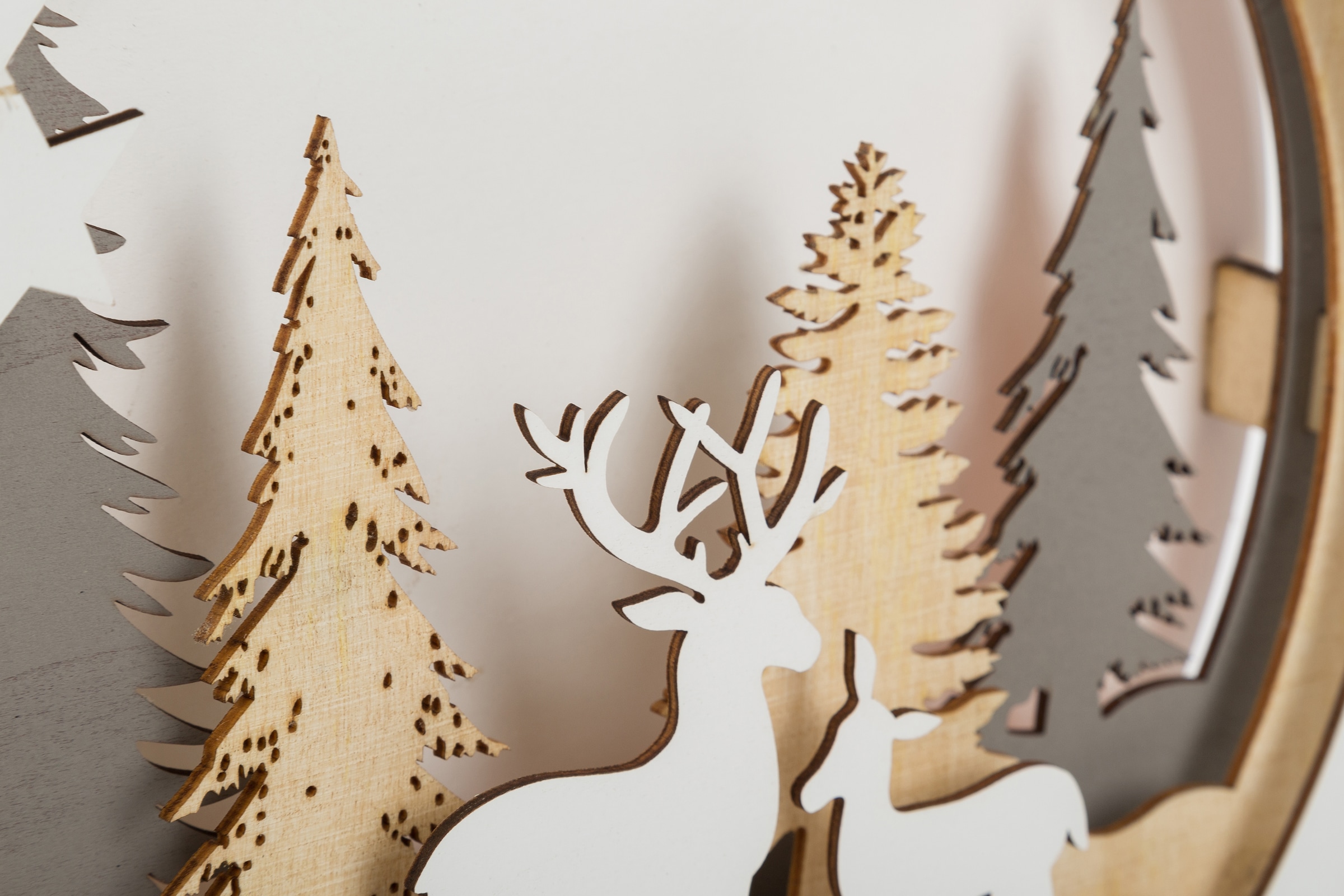 Myflair Möbel & Accessoires Weihnachtsszene »Weihnachtsdeko«,  Winterszenerie, mit LED Beleuchtung, Höhe ca. 29 cm kaufen