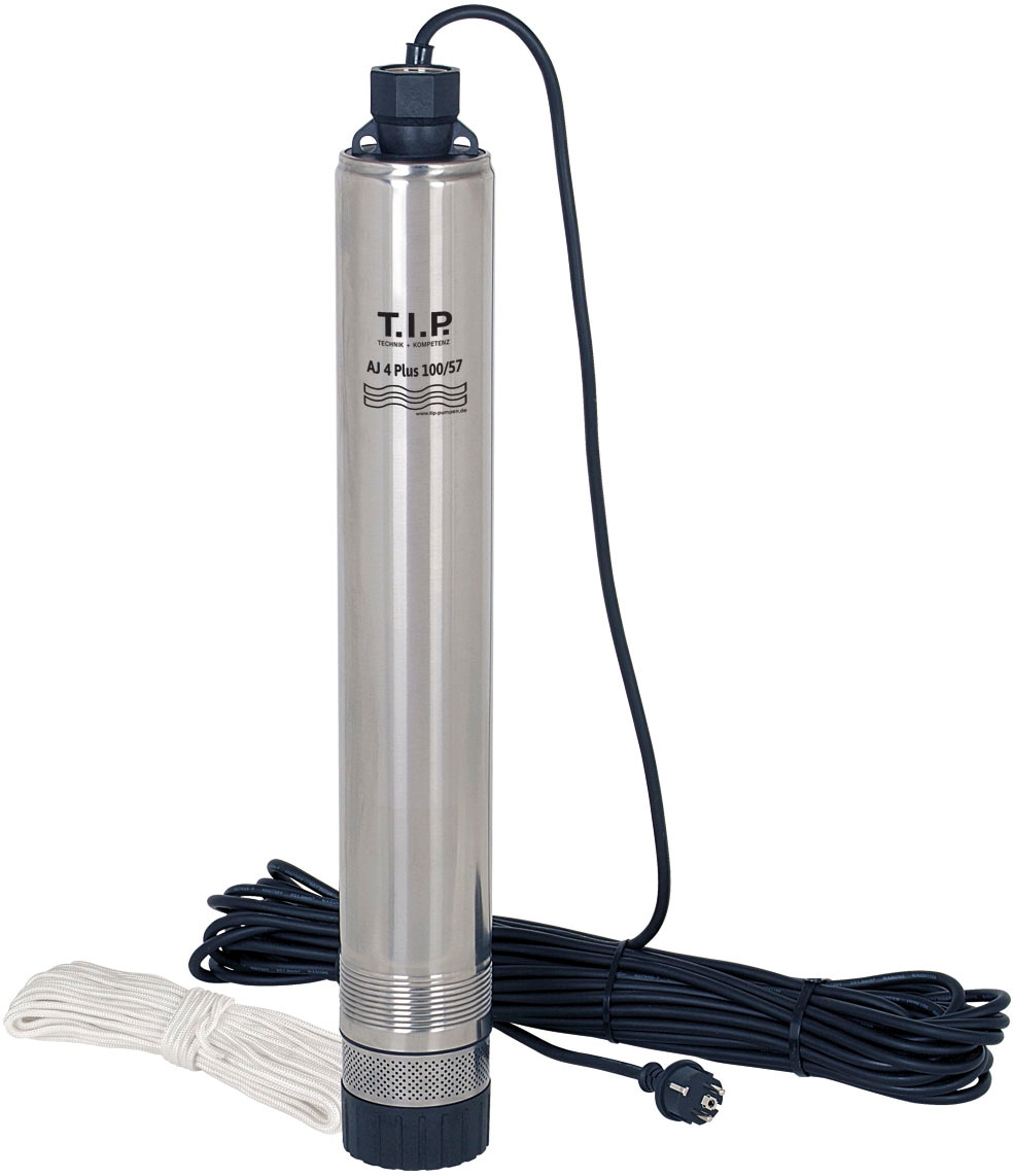 TIP Tiefbrunnenpumpe »AJ 4 Plus 100/57« schwarz