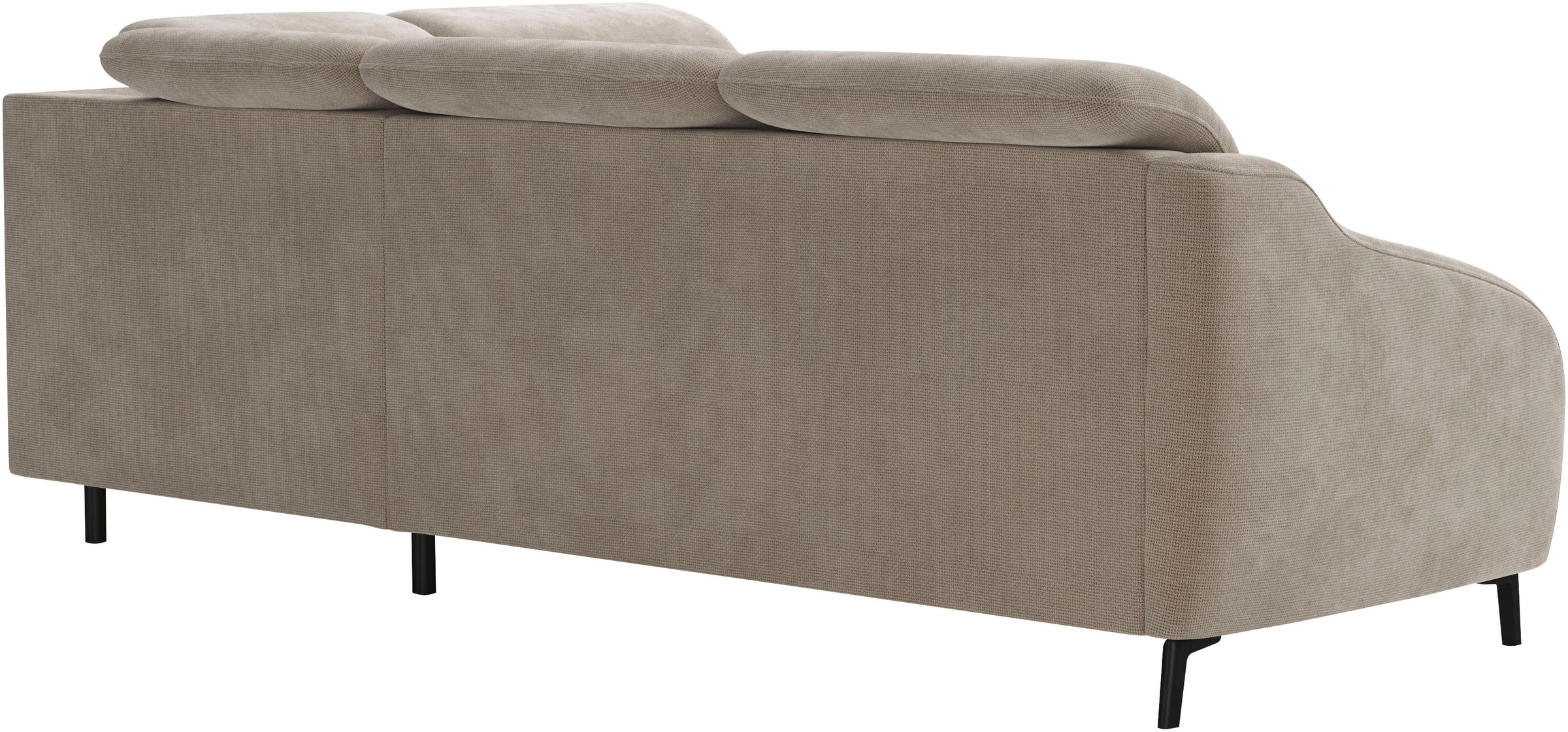 sit&more Ecksofa »Blues L-Form«, wahlweise mit Klapptisch und USB