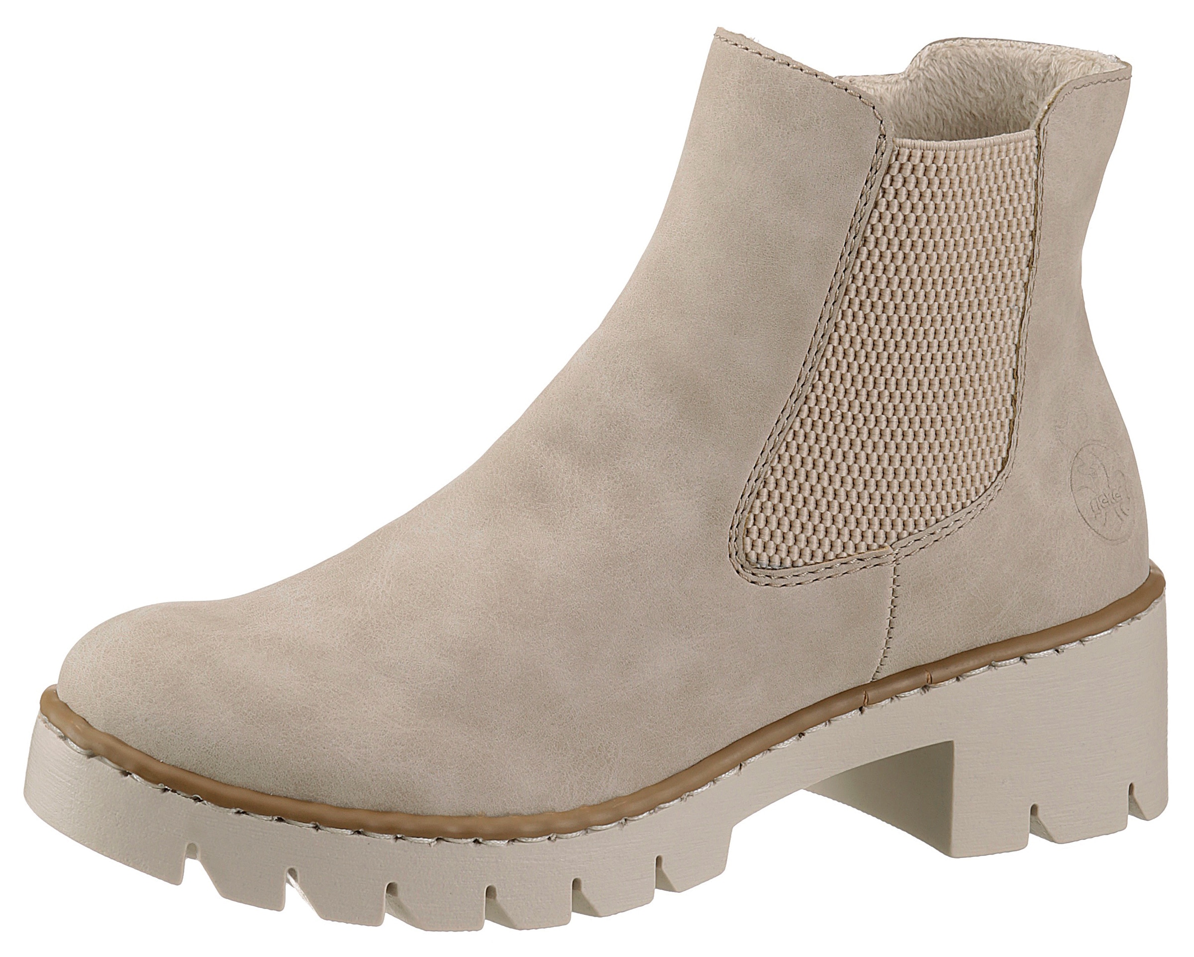 Rieker Chelseaboots, mit heller Profilsohle