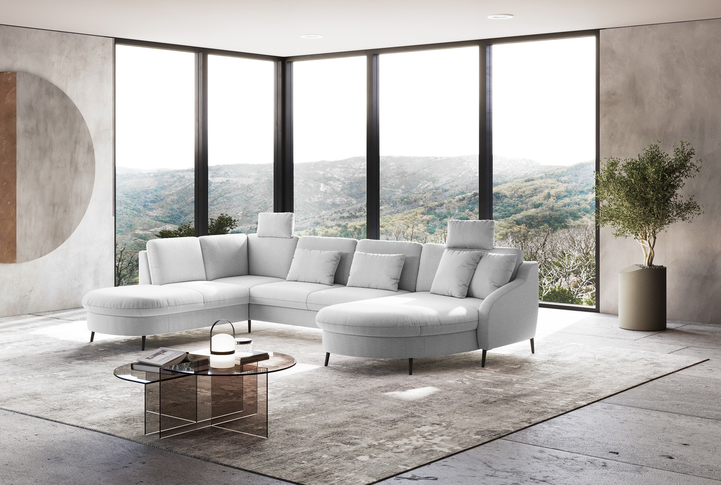 sit&more Wohnlandschaft »Soul U-Form«, wahlweise mit Bett und Bettkasten günstig online kaufen