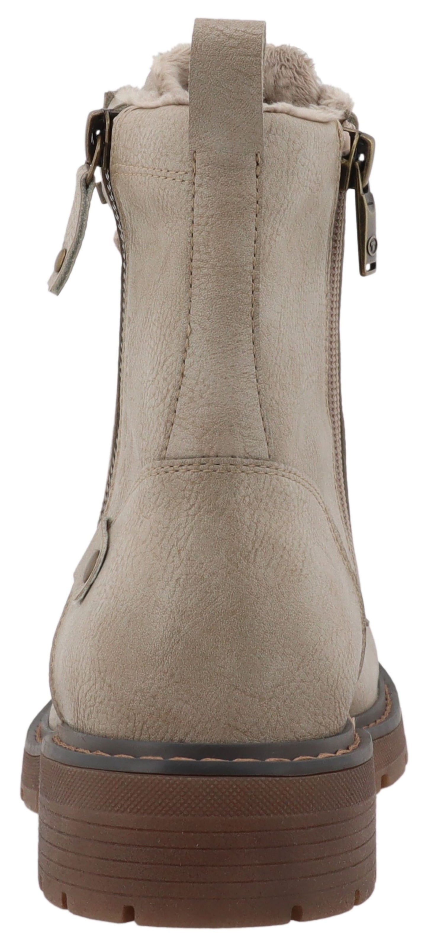 TOM TAILOR Winterboots  Workerboots, Hiking Boot mit Blockabsatz