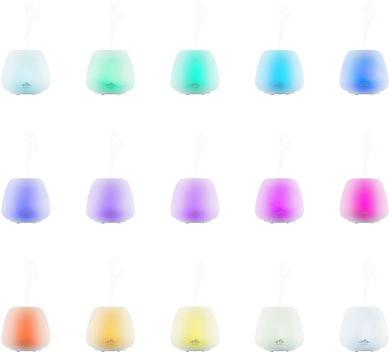 eta Diffuser »Aromai«, 0,9 l Wassertank, Luftbefeuchtung und Aromatherapie, Ultraschalltechnologie, Vernebelung