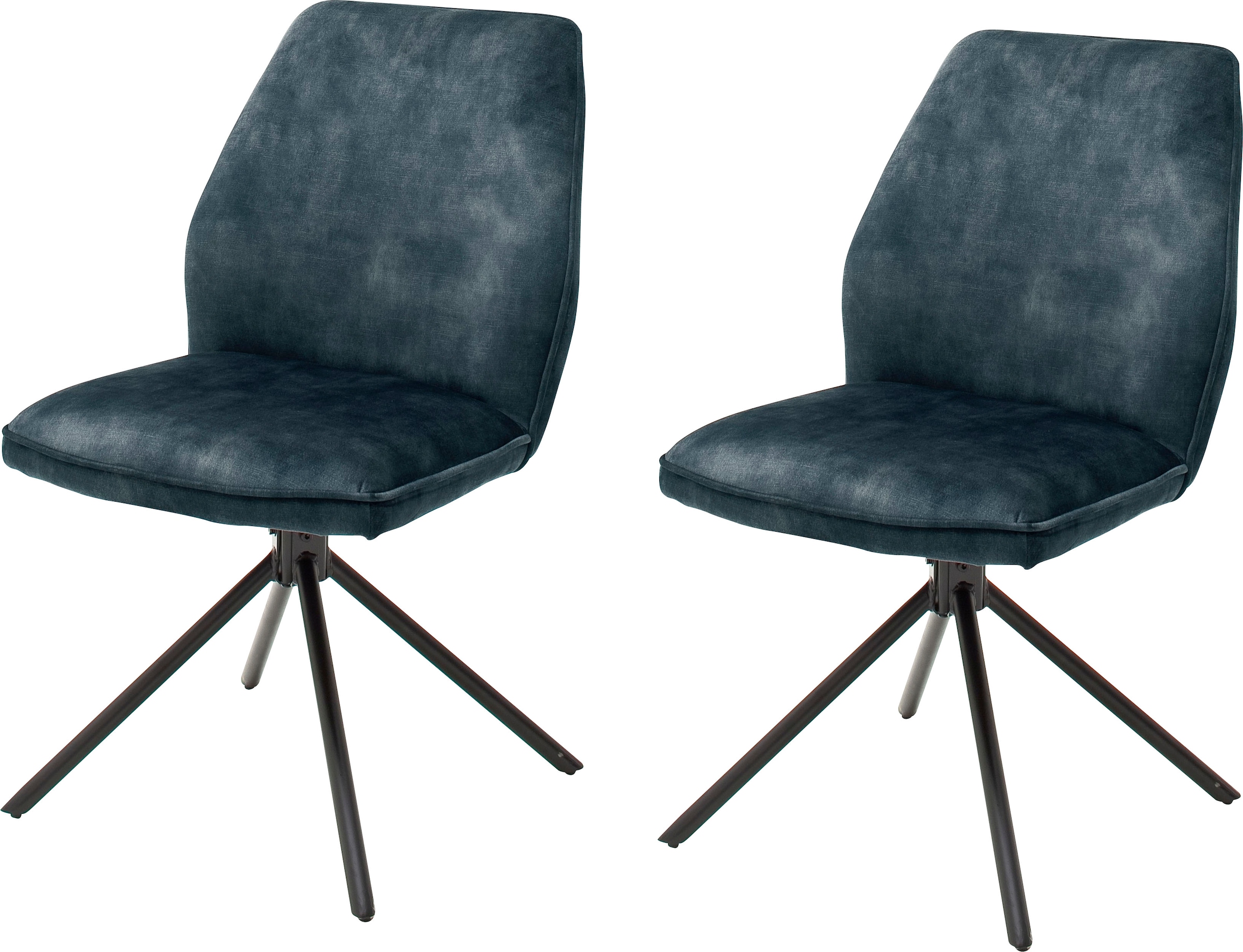 MCA furniture Esszimmerstuhl »Ottawa«, (Set), 2 St., Vintage, Vintage Velou günstig online kaufen