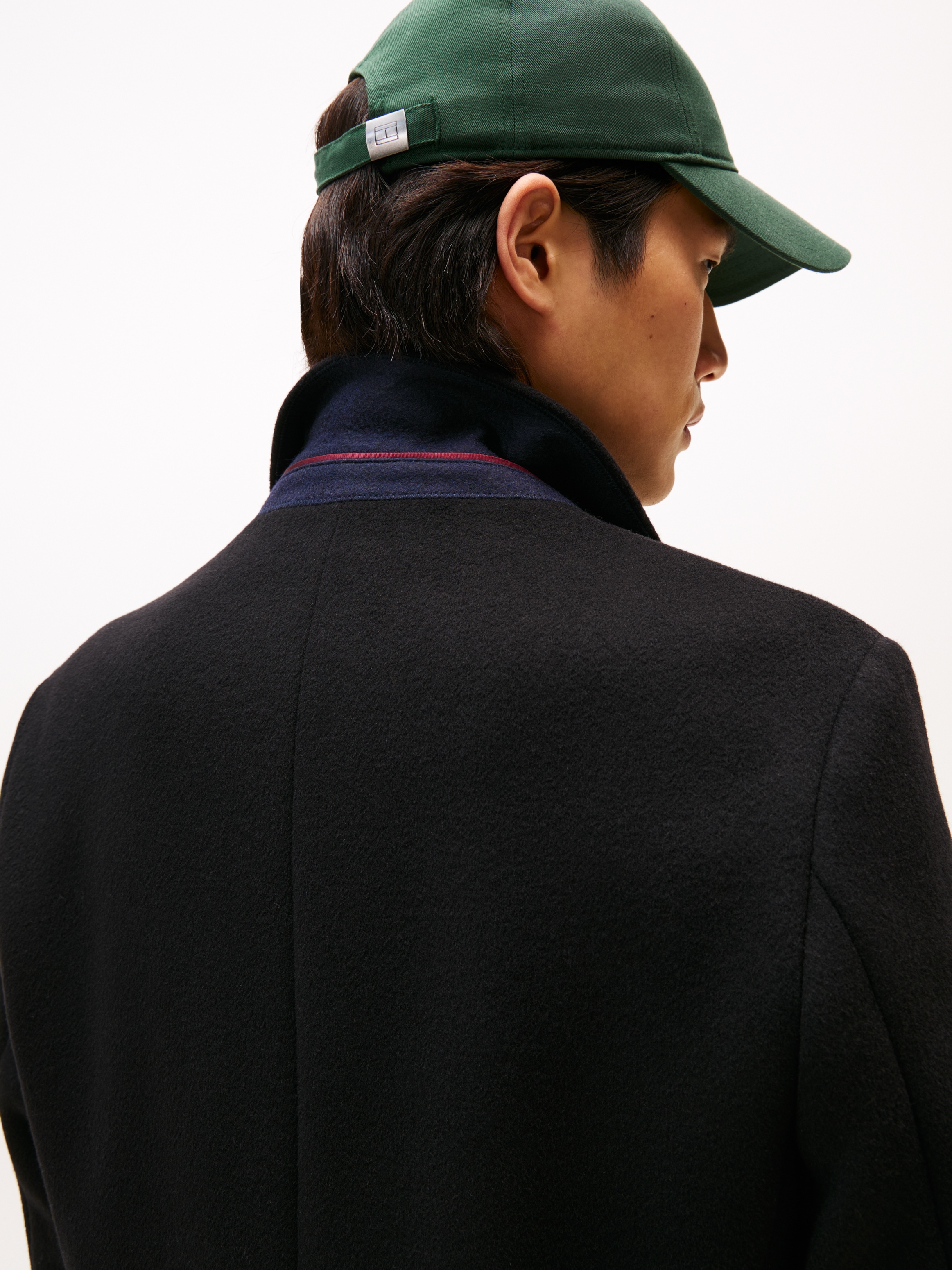 Tommy Hilfiger Wollmantel »WOOL MIX COAT«, Reverskragen, regular fit