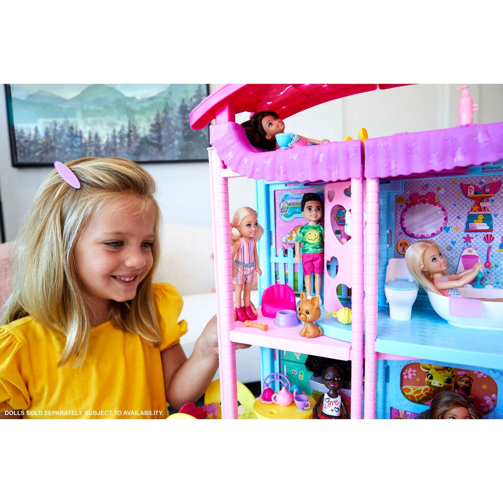 Barbie Puppenhaus »Chelsea«, mit drei Etagen und Verwandlungsfunktion