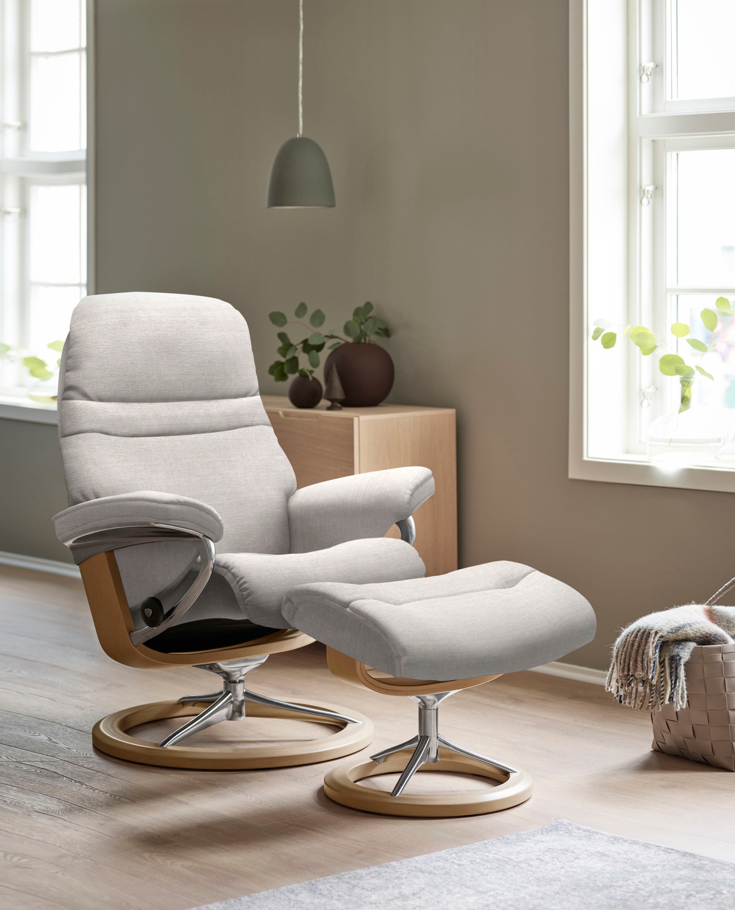 Stressless® Fußhocker »Sunrise«, mit Signature Base, Gestell Eiche