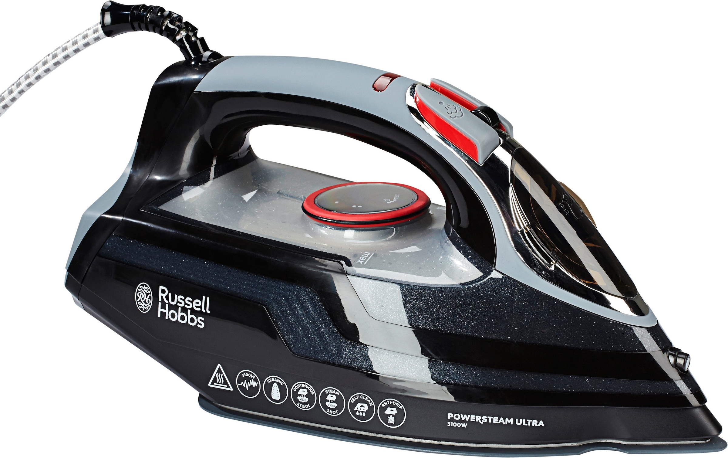 RUSSELL HOBBS Dampfbügeleisen »»Power Steam Ultra« 20630-56«, 3100 W, leich günstig online kaufen