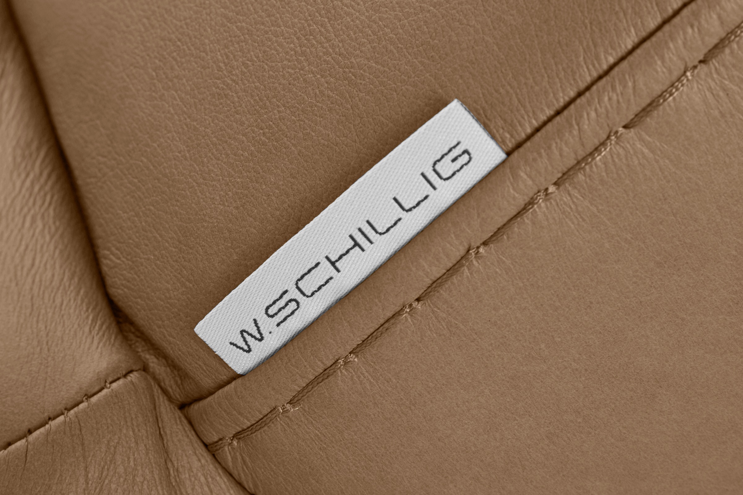 W.SCHILLIG 2,5-Sitzer »montanaa«, mit Metallkufen in Bronze pulverbeschichtet, Breite 232 cm