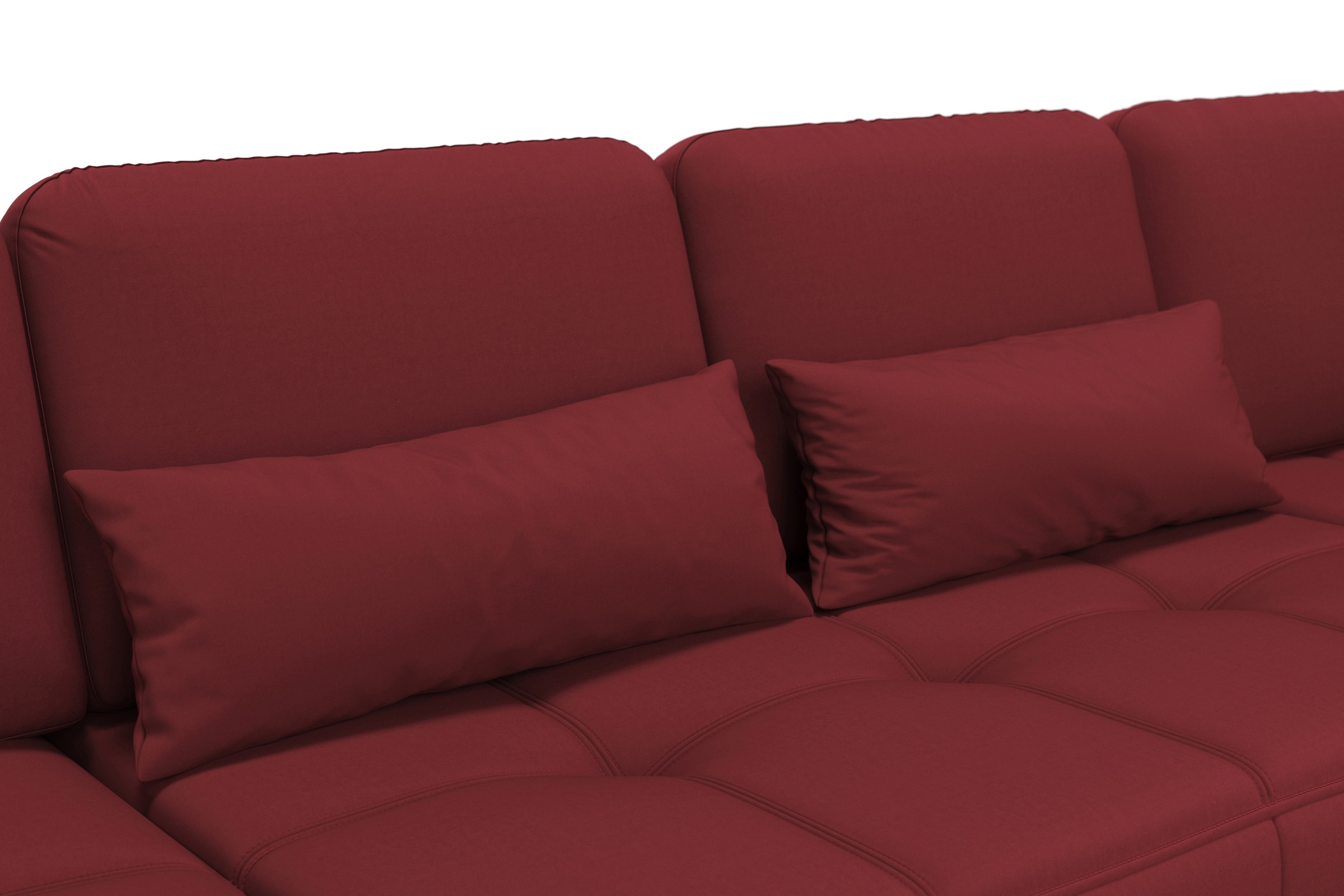 sit&more Wohnlandschaft »Bendigo U-Form«, inklusive Sitztiefenverstellung, Bodenfreiheit 15 cm, in 2 Fußfarben