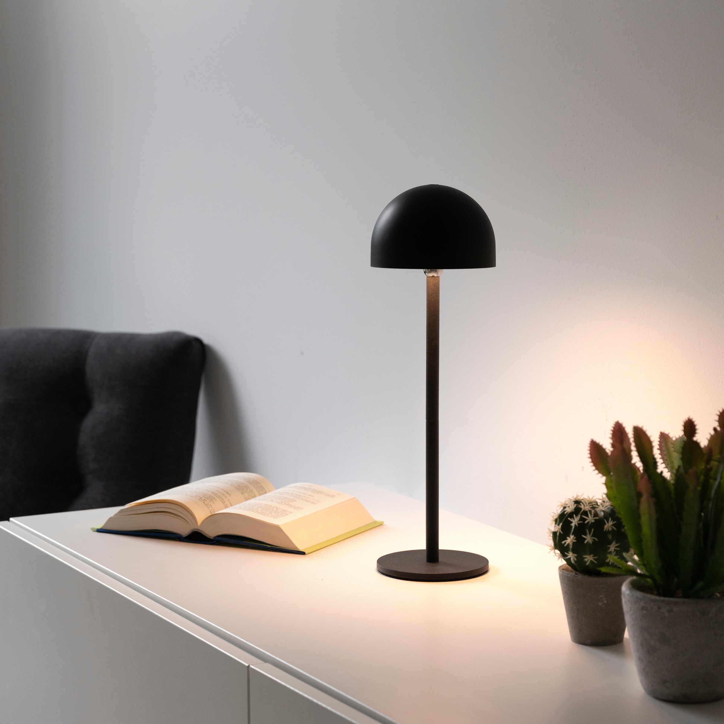 my home Tischleuchte »Akku Tischleuchte Hesper Indoor Outdoor, magnetischer günstig online kaufen