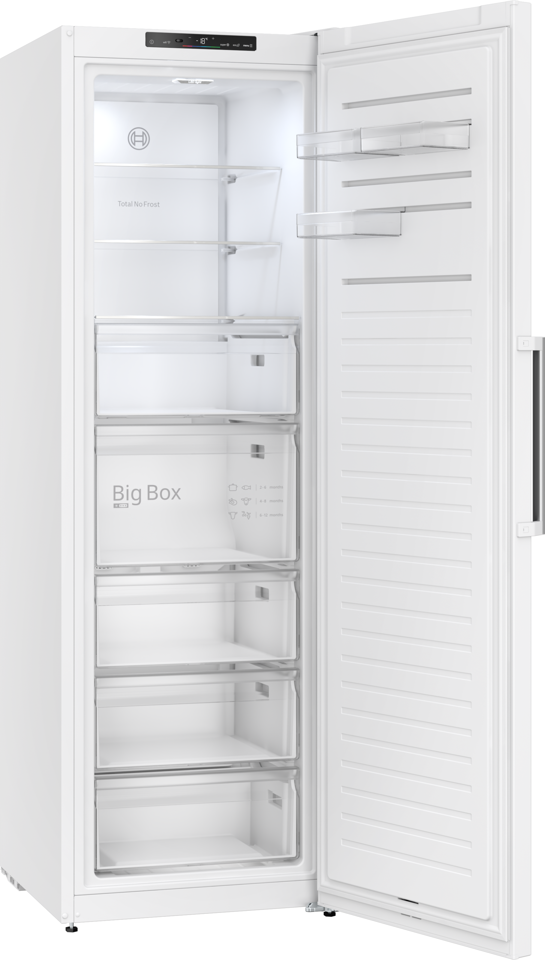 BOSCH Gefrierschrank NoFrost Serie 4 »GSN36VWDG« 186,2 cm hoch 59,5 cm breit Nie wieder abtauen, No Frost Gefrierschrank, großzügiger Stauraum