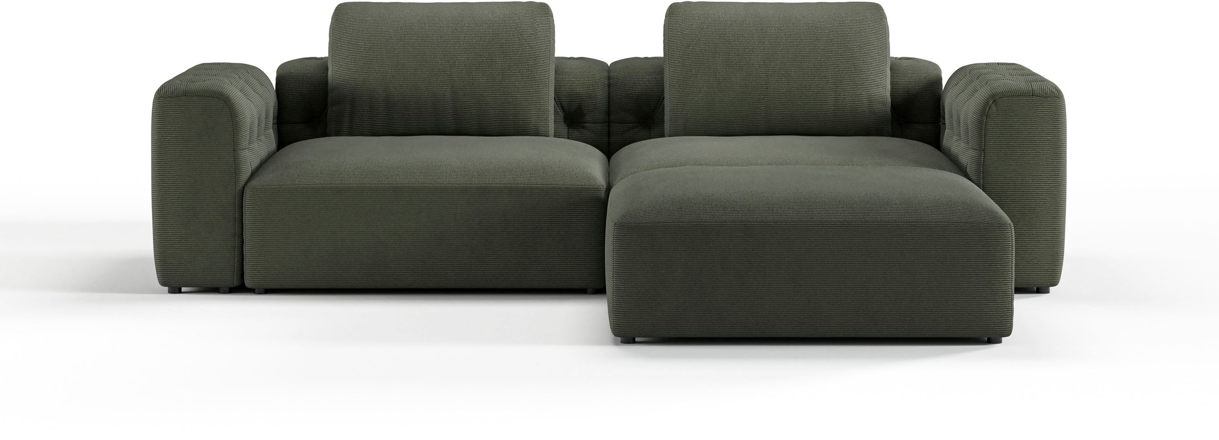RAUM.ID Ecksofa »Cushid L-Form«, Modulset, bestehend aus 3 Teilen günstig online kaufen