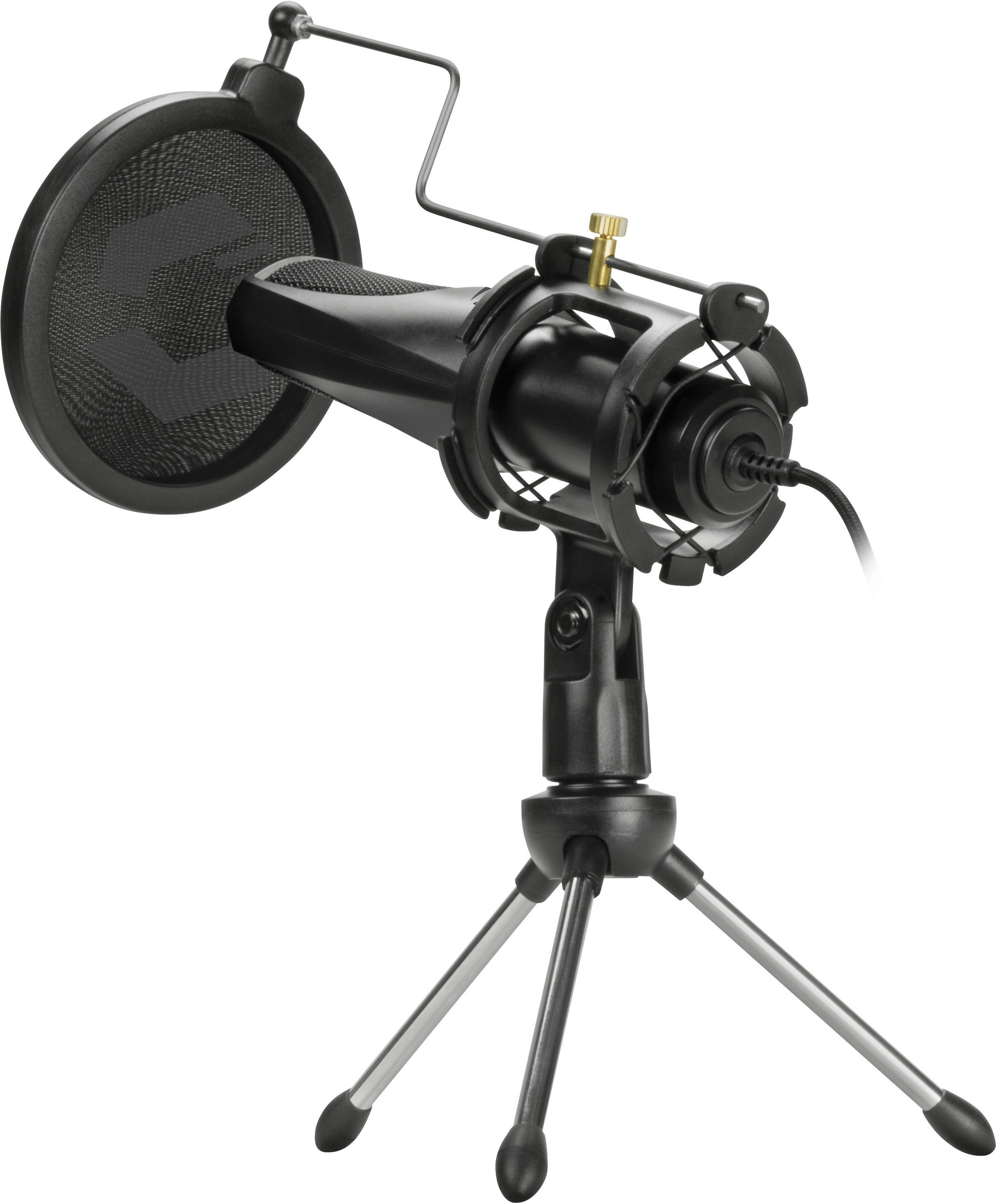 Speedlink Streaming-Mikrofon »AUDIS Desktop USB Standmikrofon für PC« Gaming Mikrofon mit Ständer und Popfilter