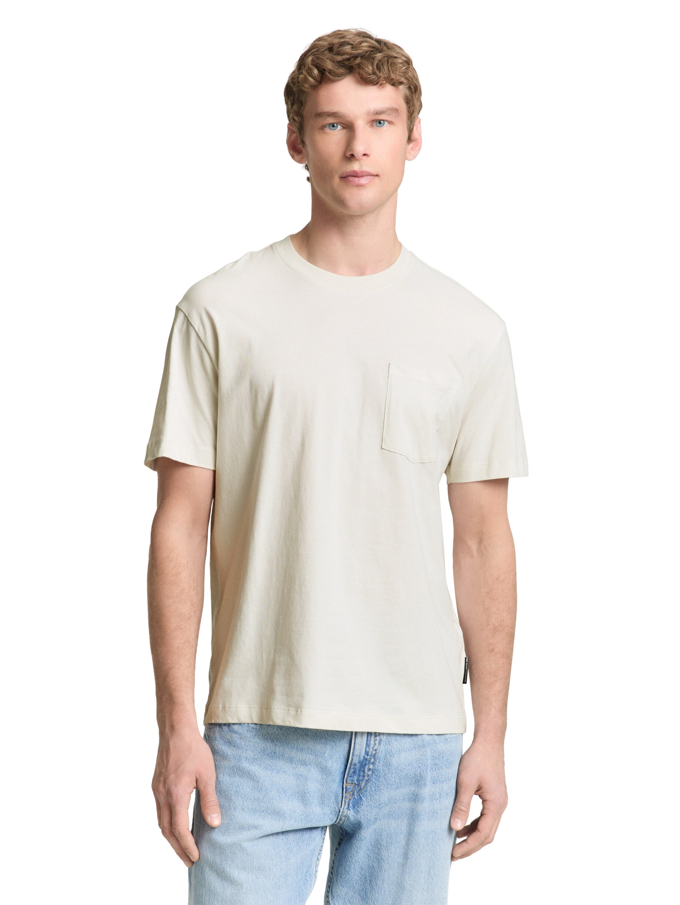 TOM TAILOR Denim T-Shirt mit Brust Tasche