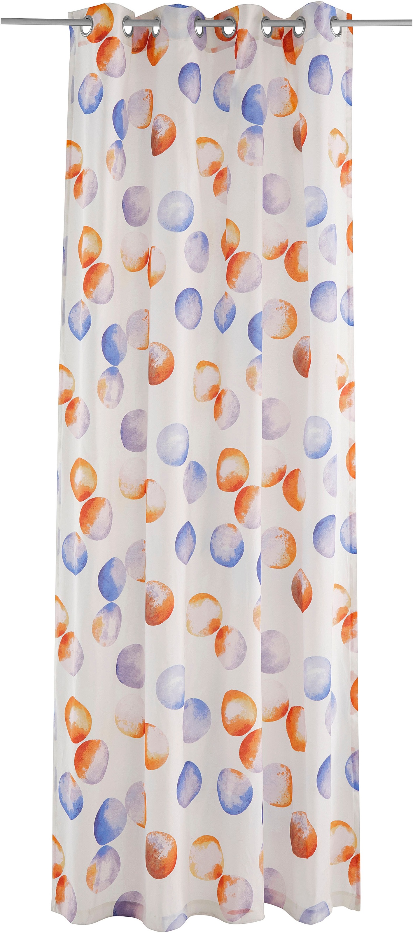 Lüttenhütt Gardine »Kreise« Ösen 1 Stk. tlg. günstig online kaufen